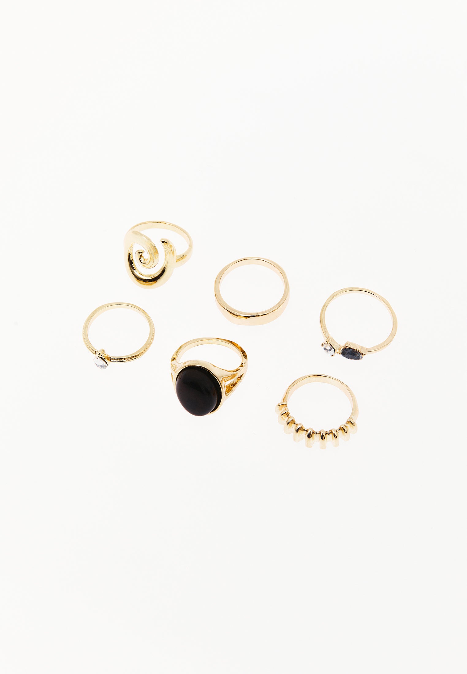 Modern Ring - GOLD/BLACK