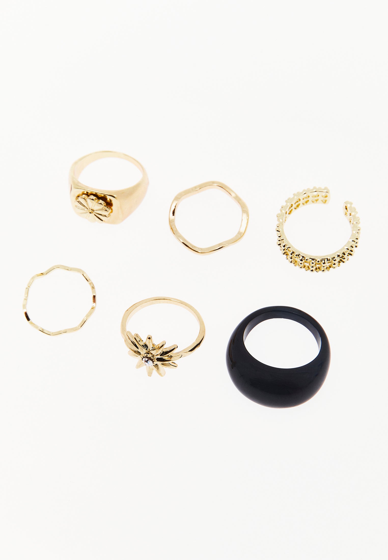 Women Ring - GOLD/BLACK
