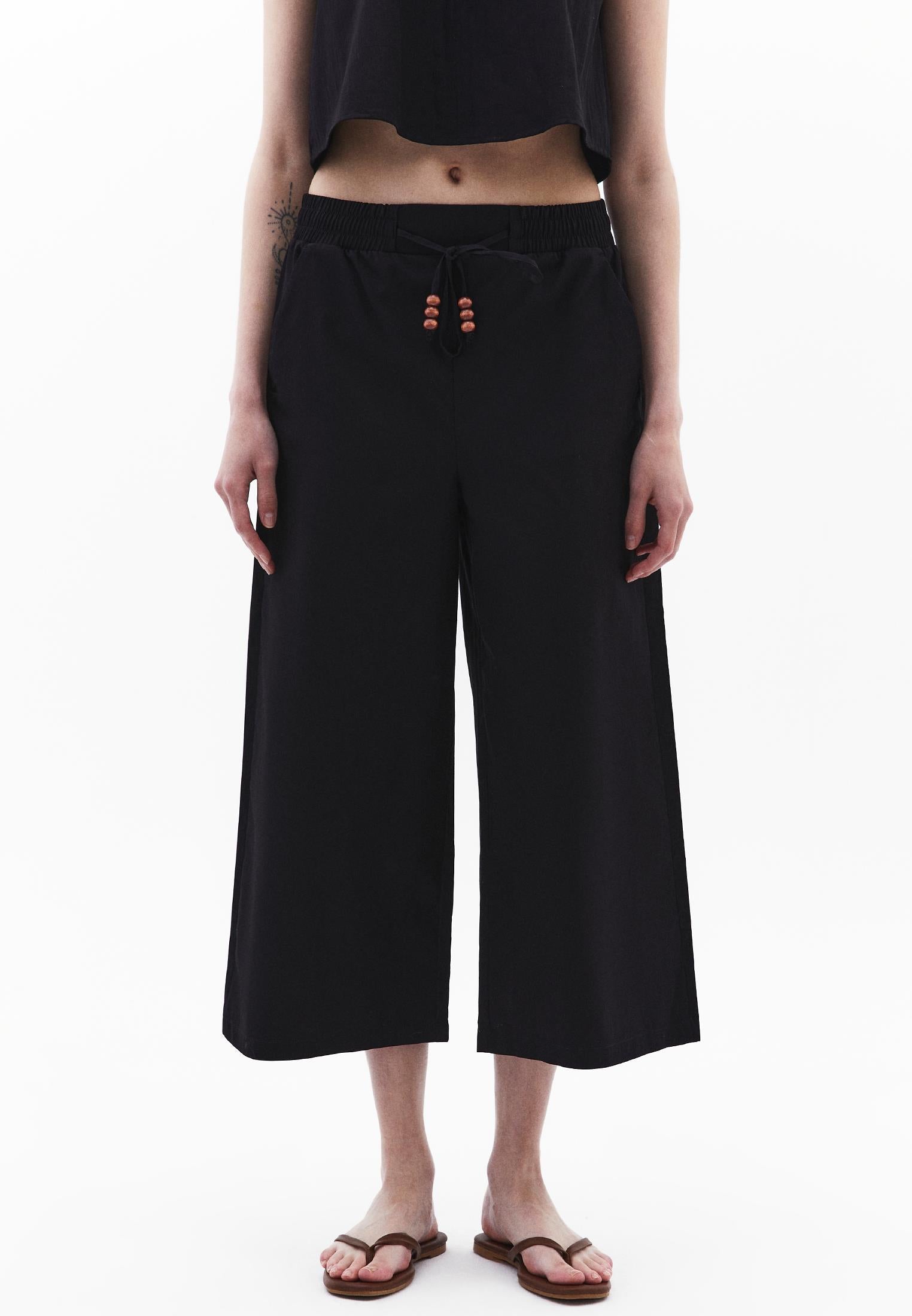 Ultra High Waist Pants - BLACK
