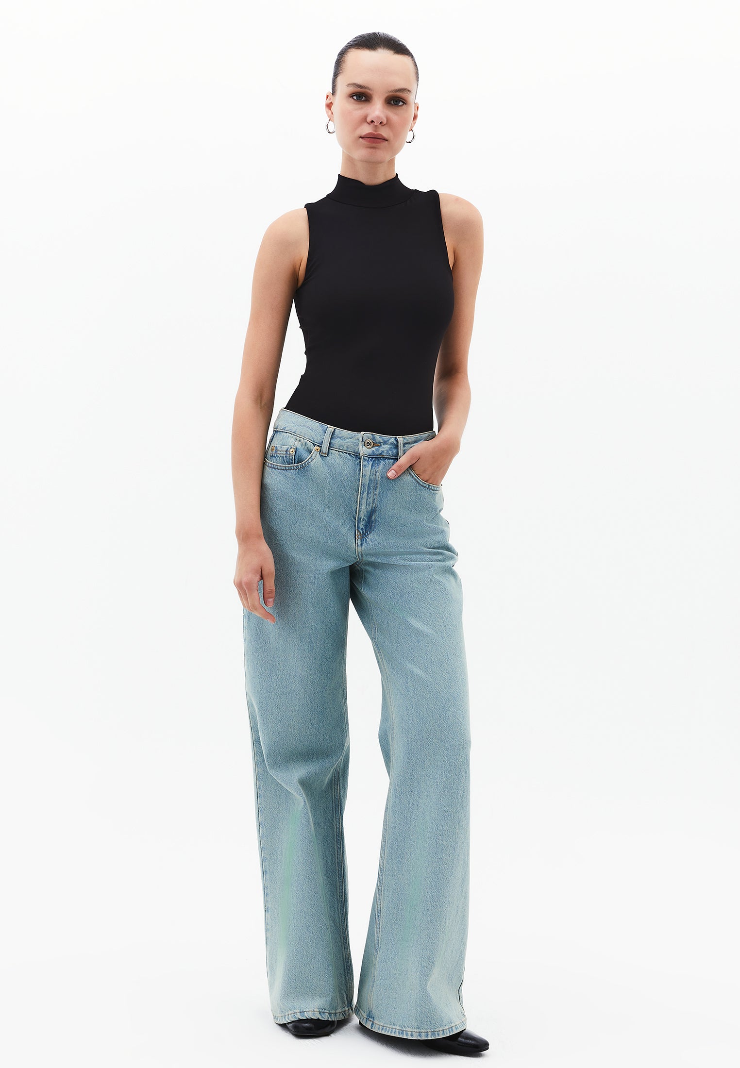 Turtleneck Body - BLACK