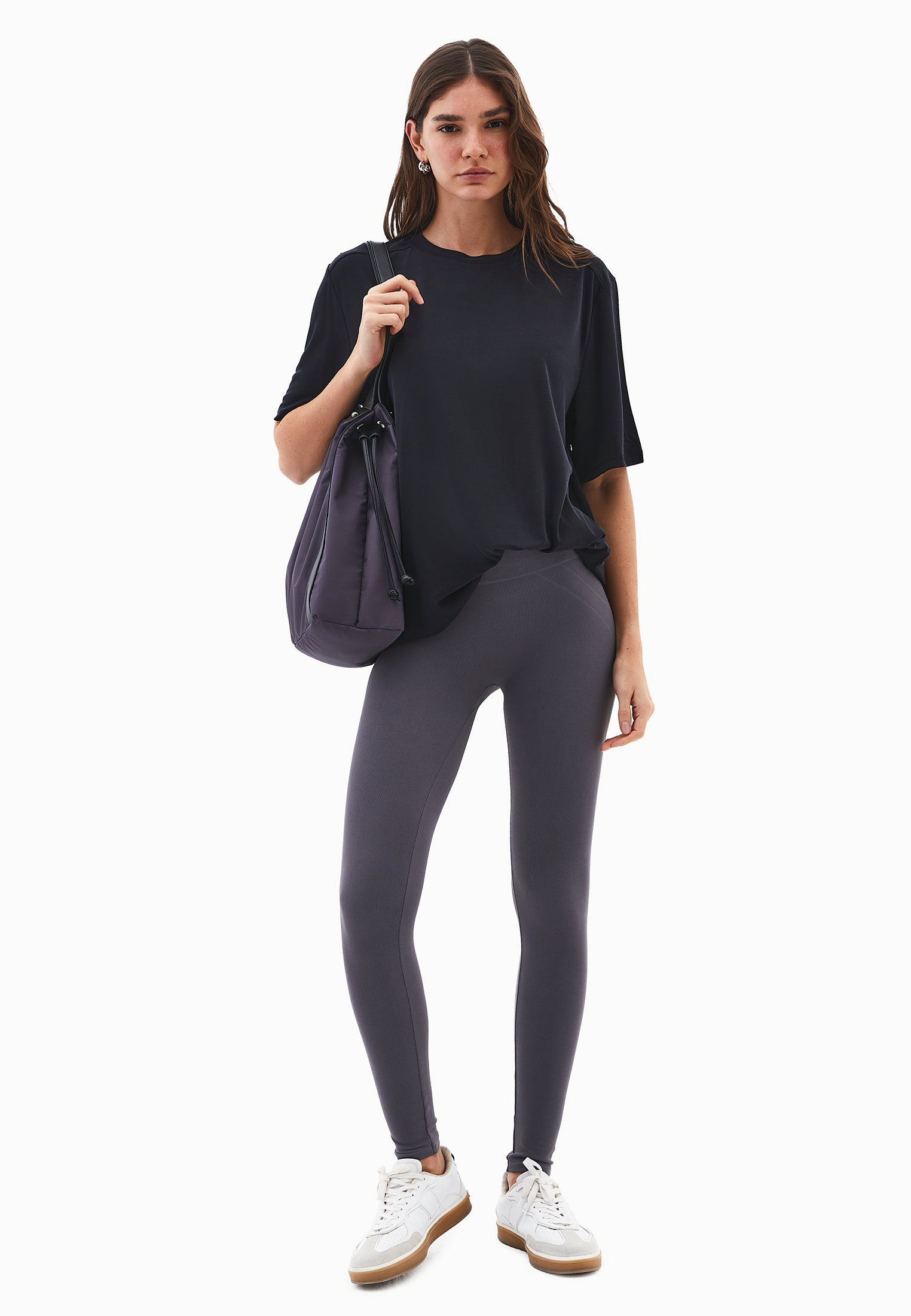 Oversize Tunic T-Shirt - BLACK