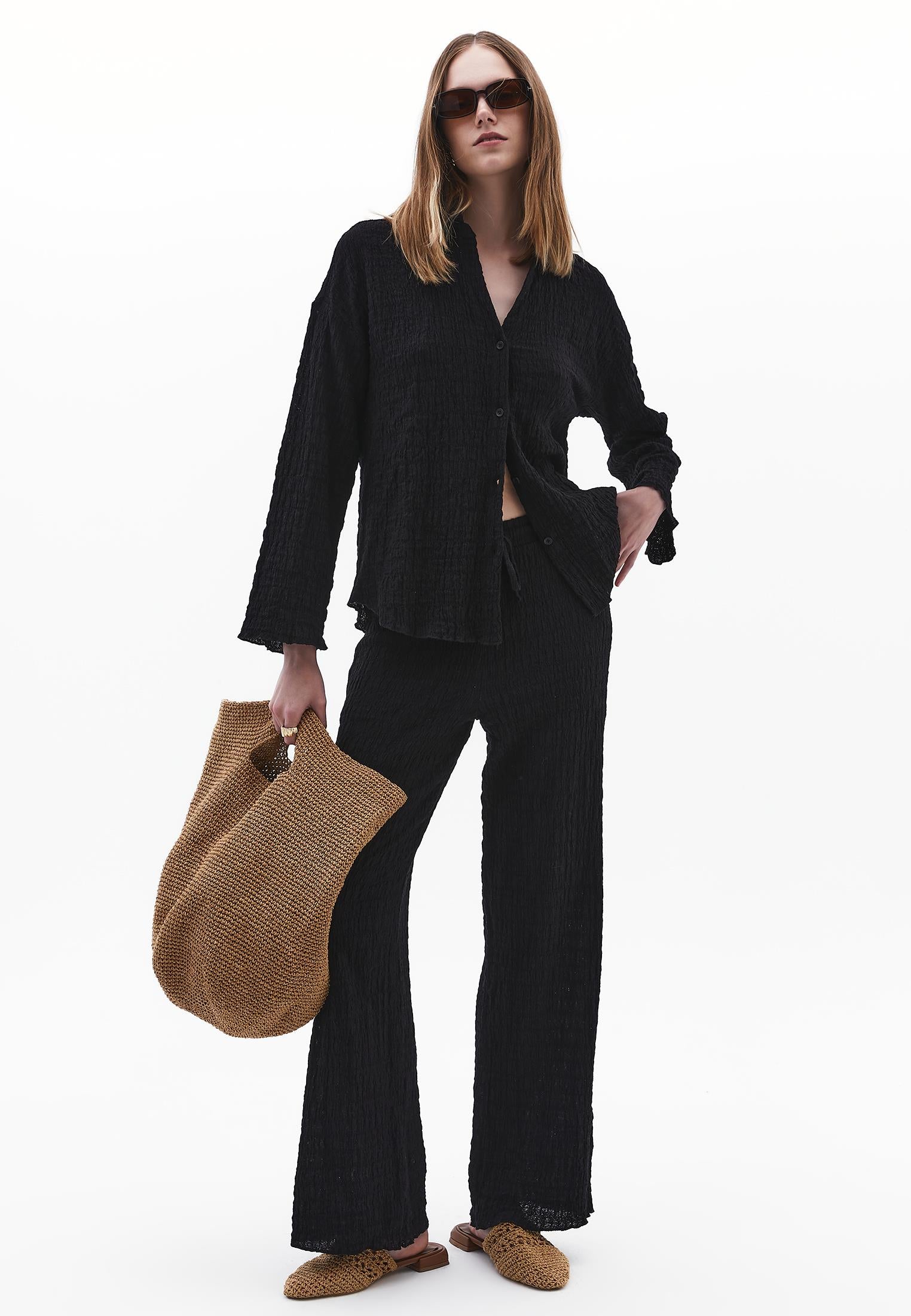 Oversize Shirt - BLACK