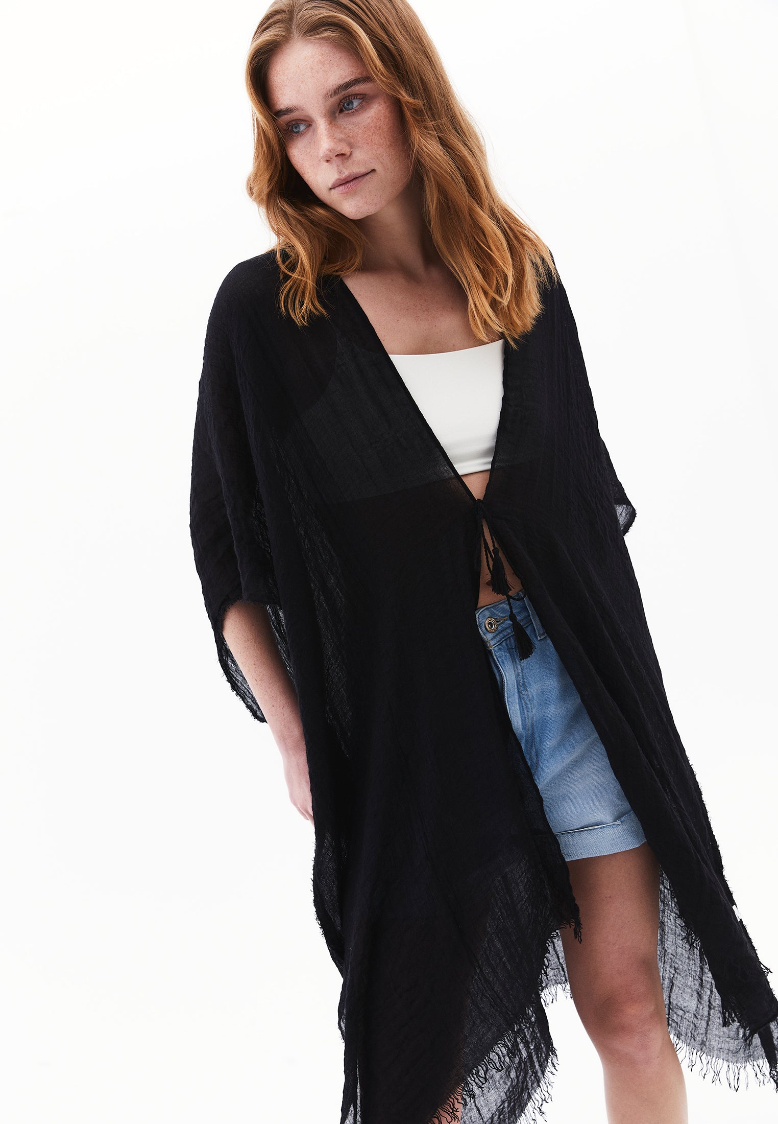 Women Scarf - BLACK