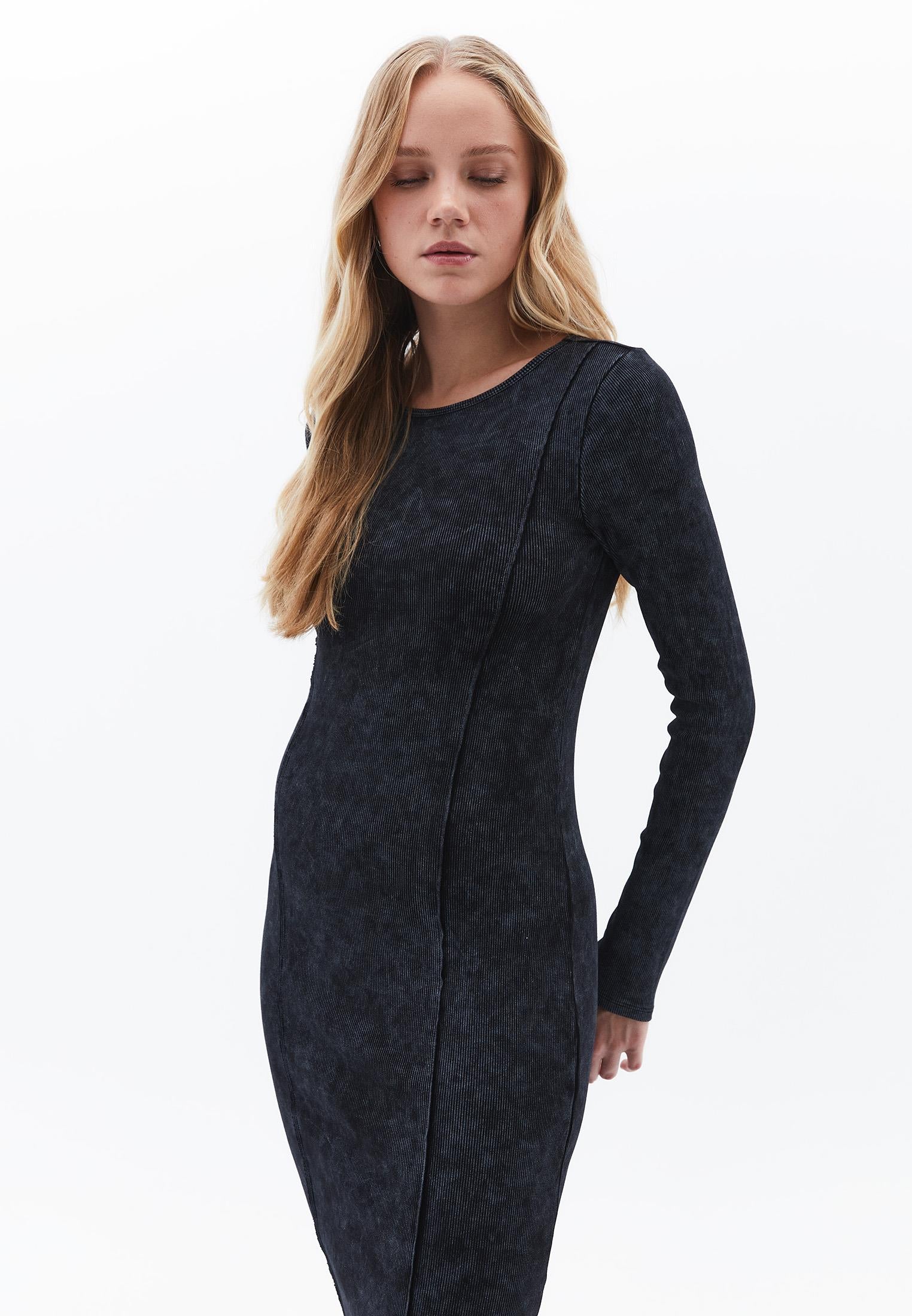 Bodycon Long Dress - BLACK