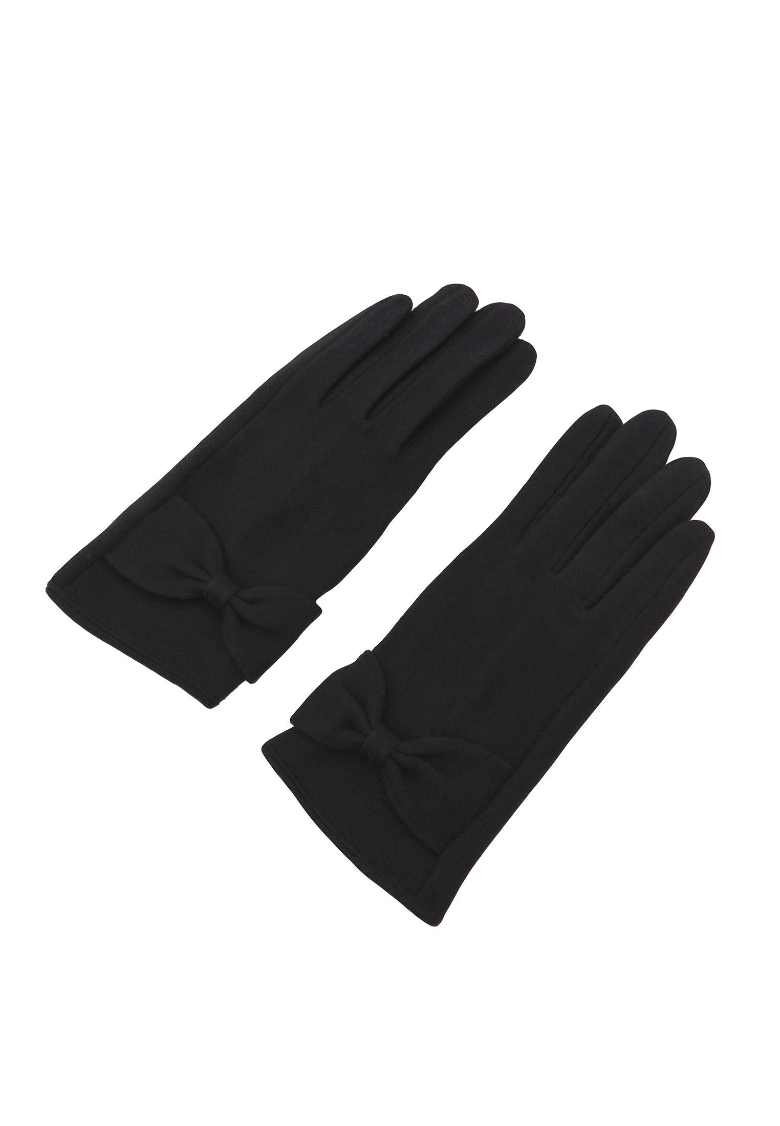 Winter Season Outfit Complementary Glove - BLACK