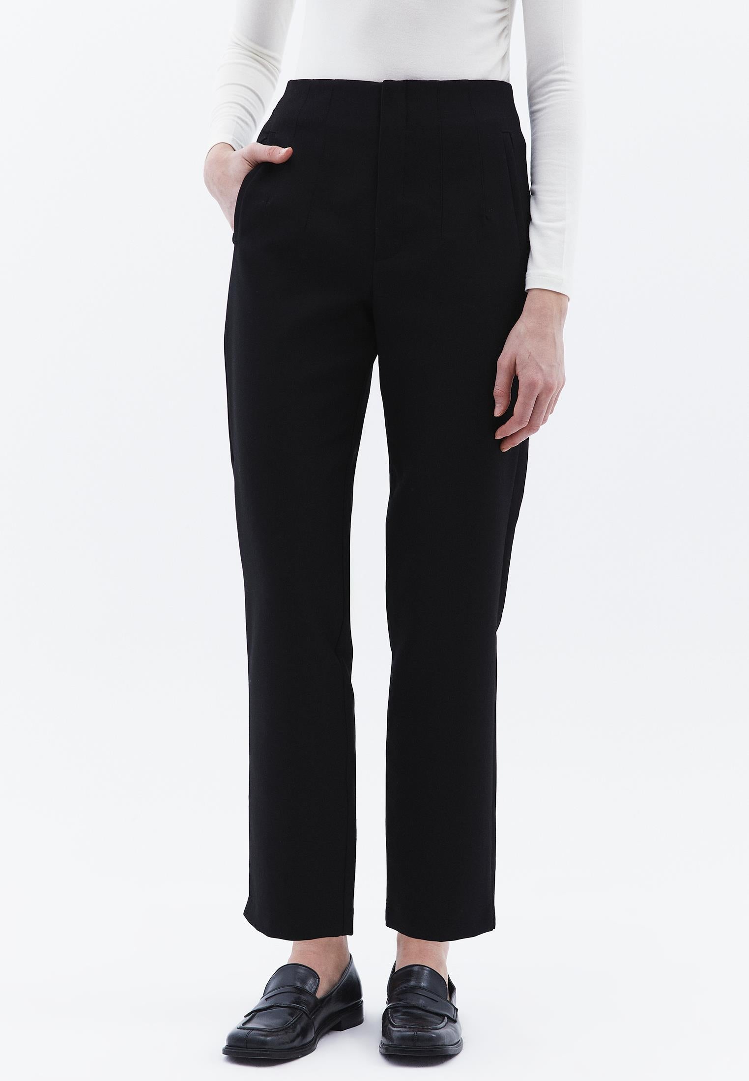 Standard Carrot Pants - BLACK