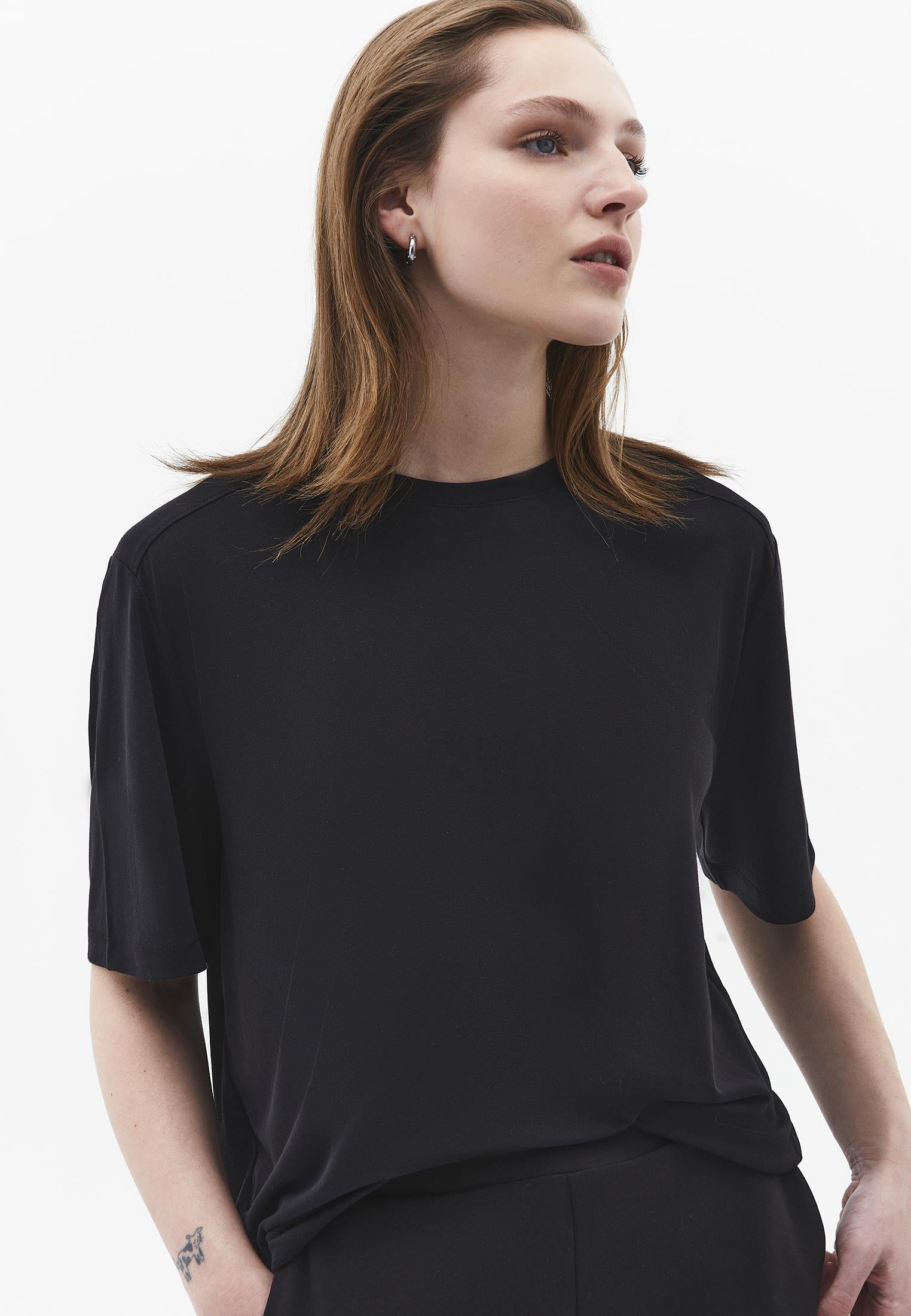 Oversize Modal Tunic - BLACK