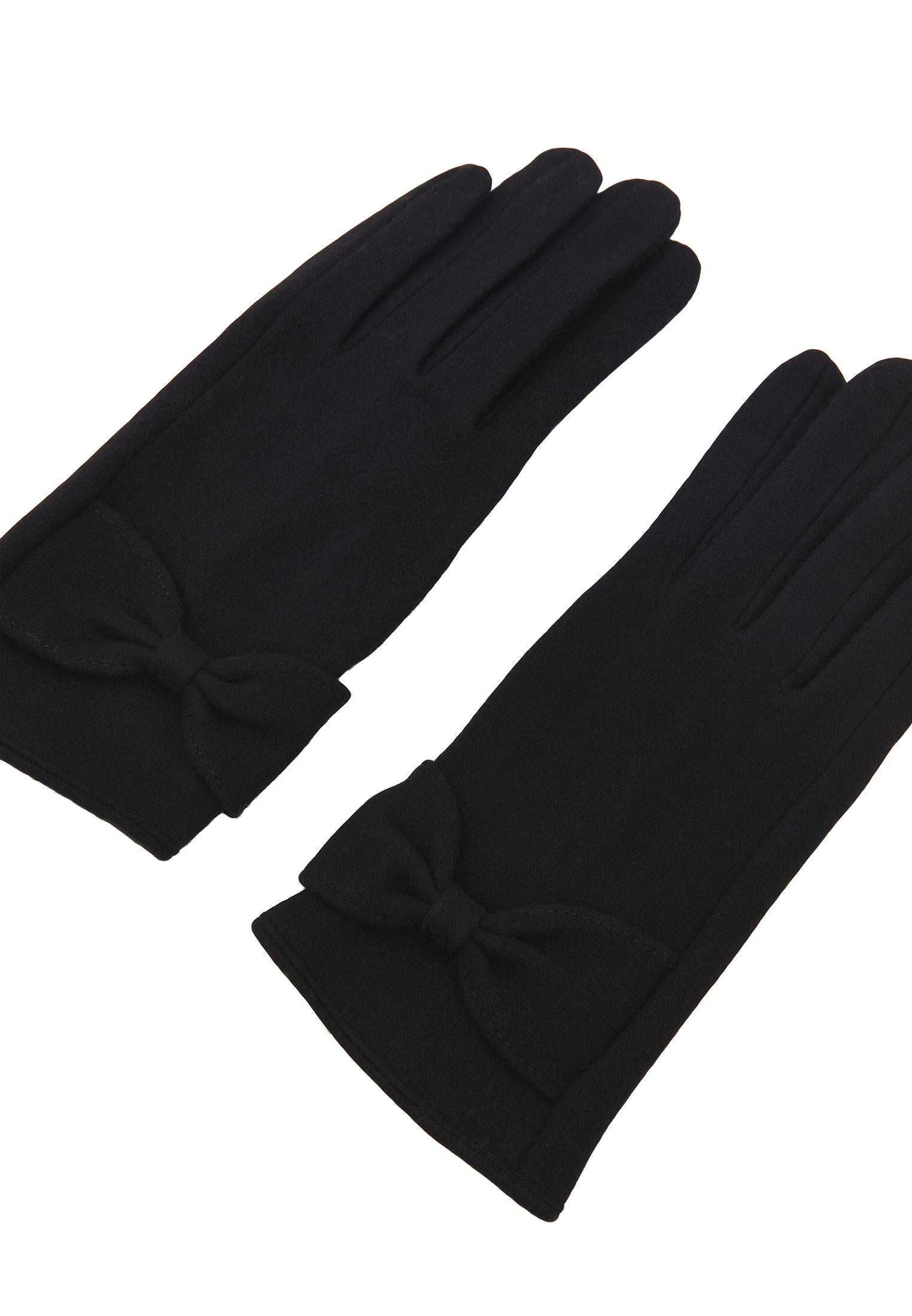 Winter Season Outfit Complementary Glove - BLACK
