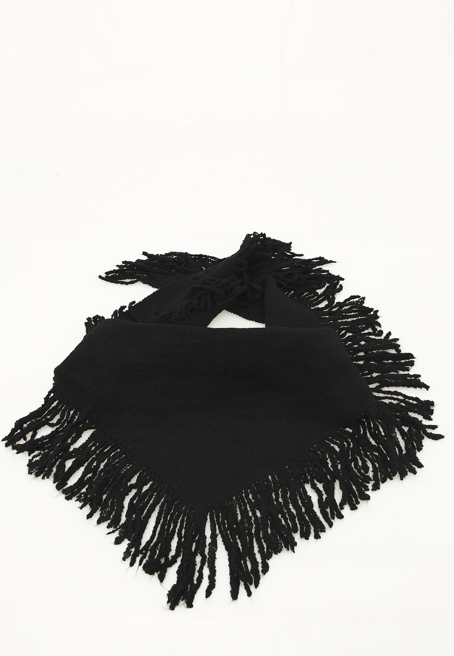 Scarf Shawl Design - BLACK