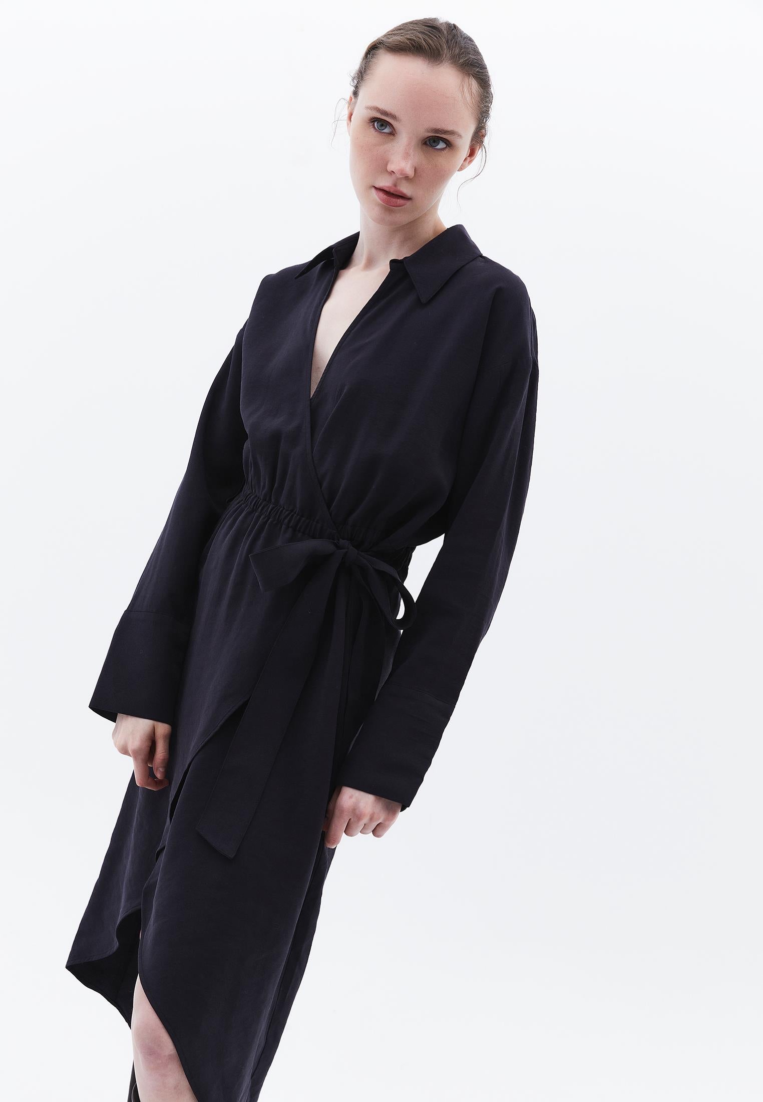 Midi Dress - BLACK