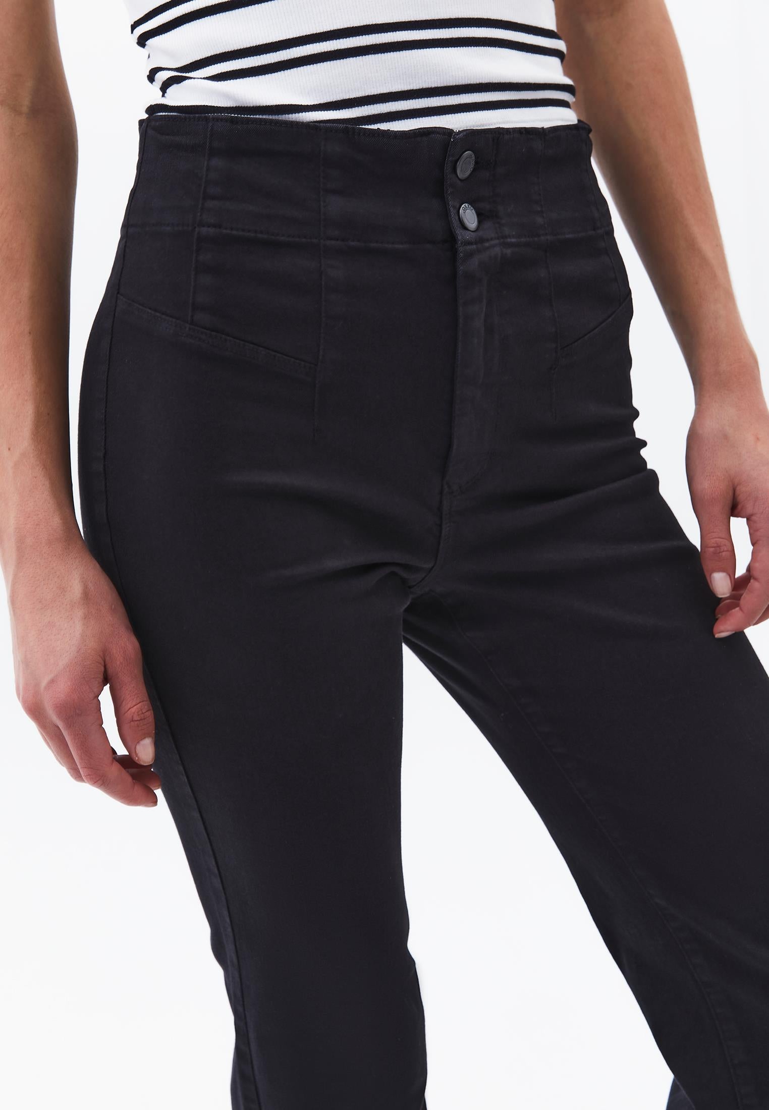 Spanish Leg Pants - BLACK