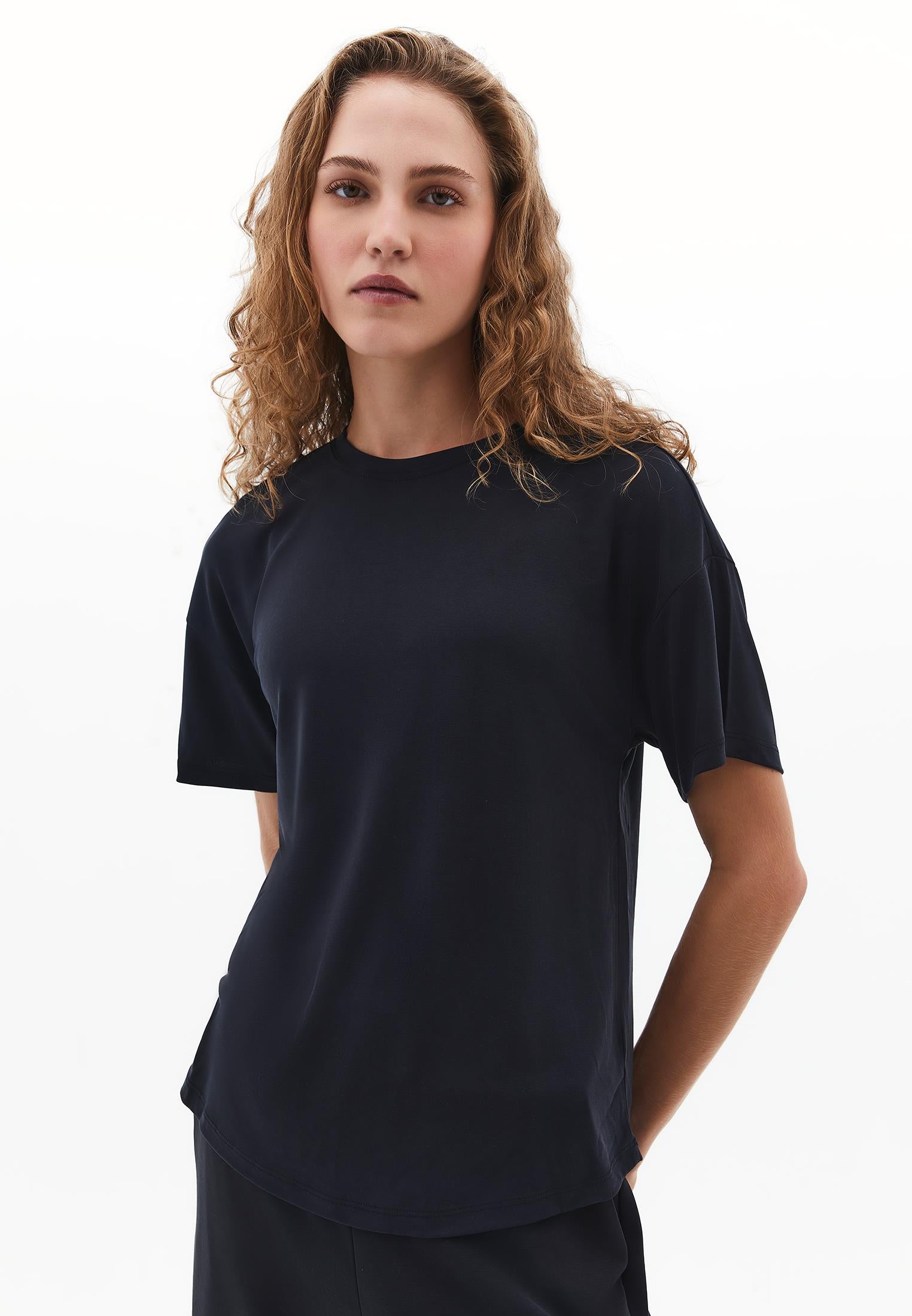 Standard Loose Short Sleeve T-Shirt - BLACK