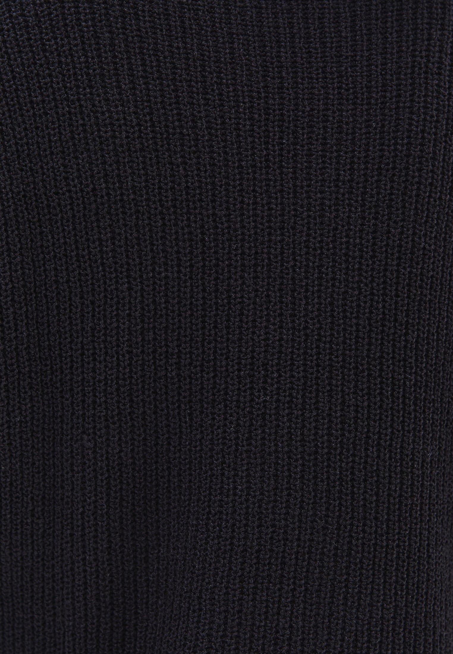 Boat Neck Long Sleeve Sweater - BLACK