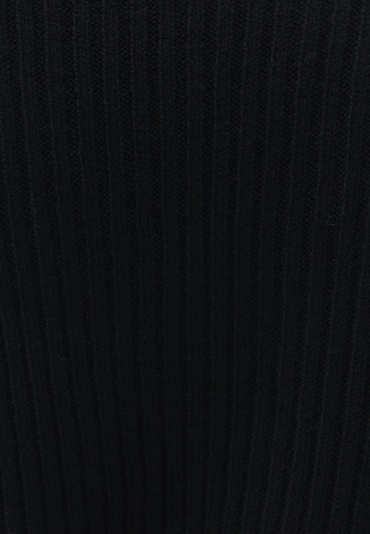 V Neck Raglan Sleeve Sweater - BLACK