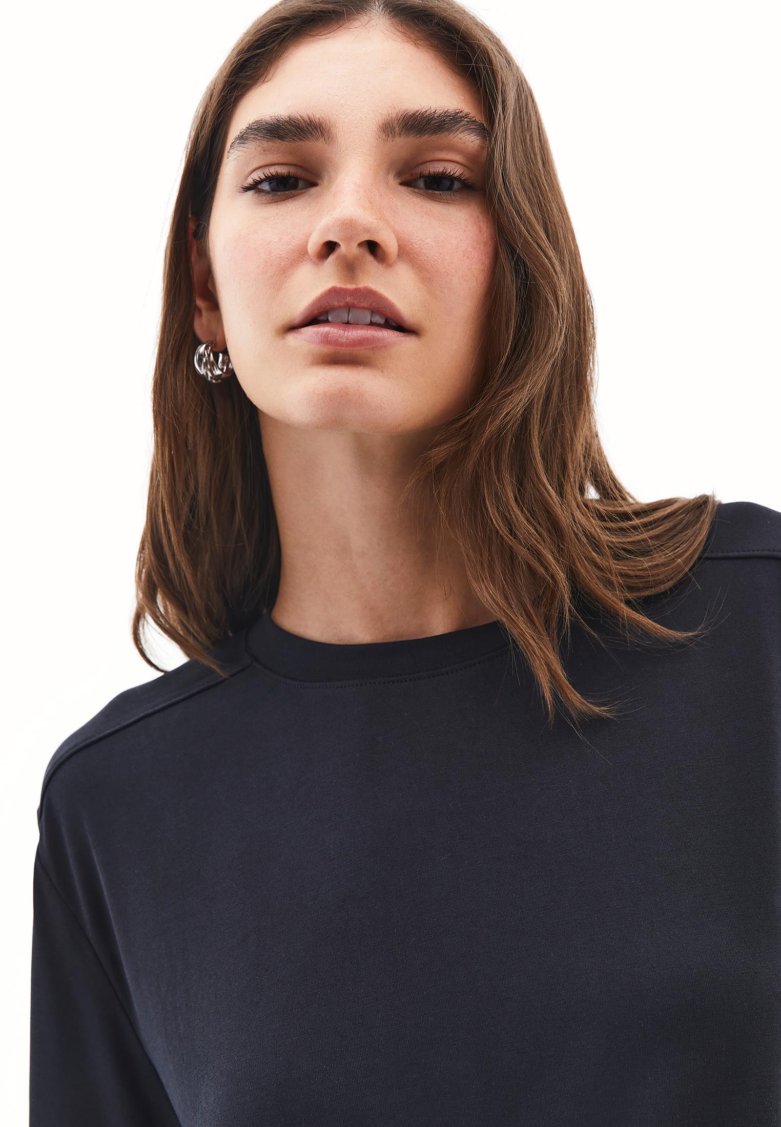 Oversize Tunic T-Shirt - BLACK