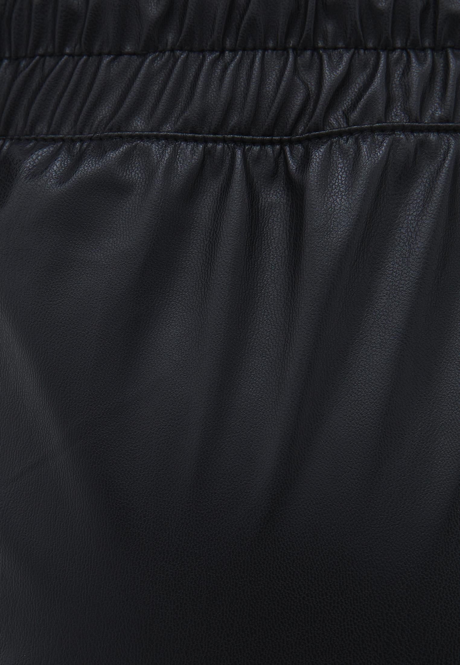 High Waist Cut Jogger Pants - BLACK