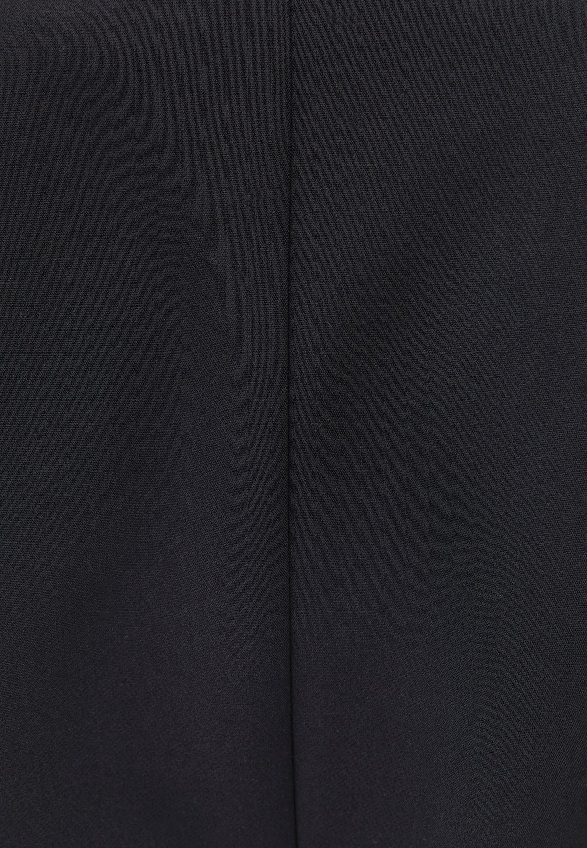 V-Neck Blazer Jacket With Belt Detail - BLACK