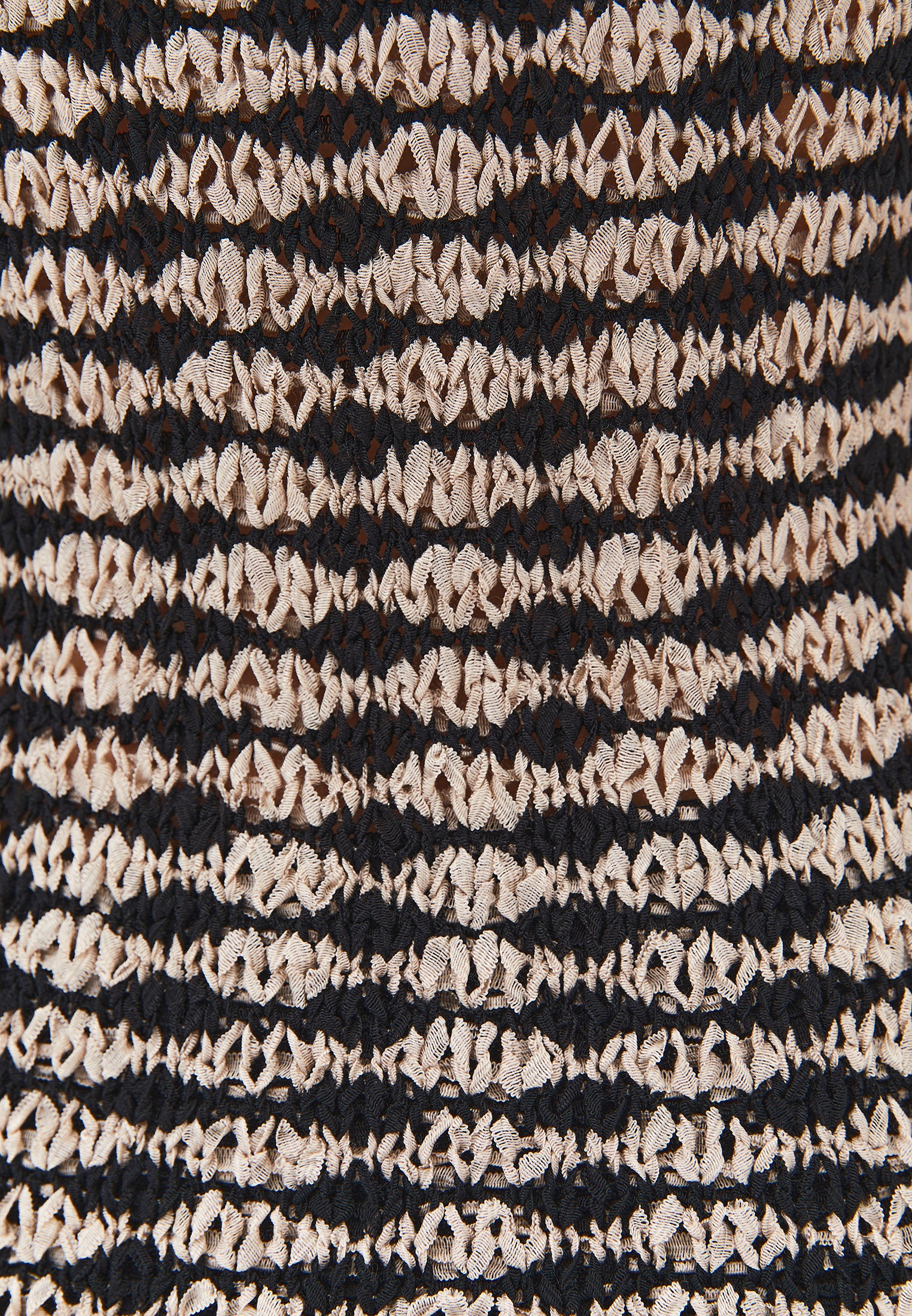 Lace U Neck Tank Top - OXFORD TAN/BLACK