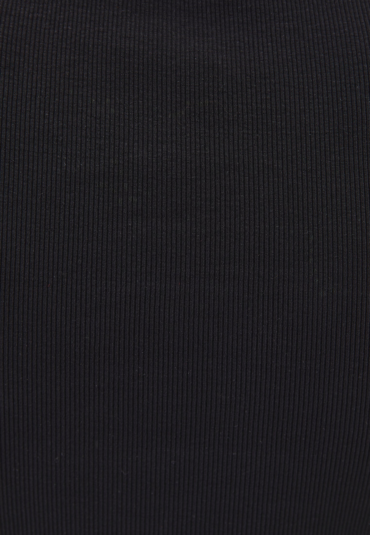 Square Neck Bodycon Tank Top - BLACK