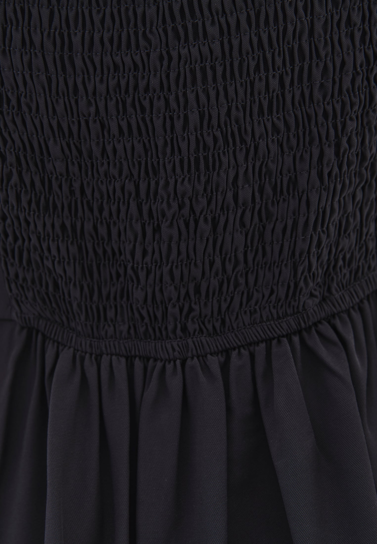 Sweetheart Neck Slit Detailed Midi Dress - BLACK
