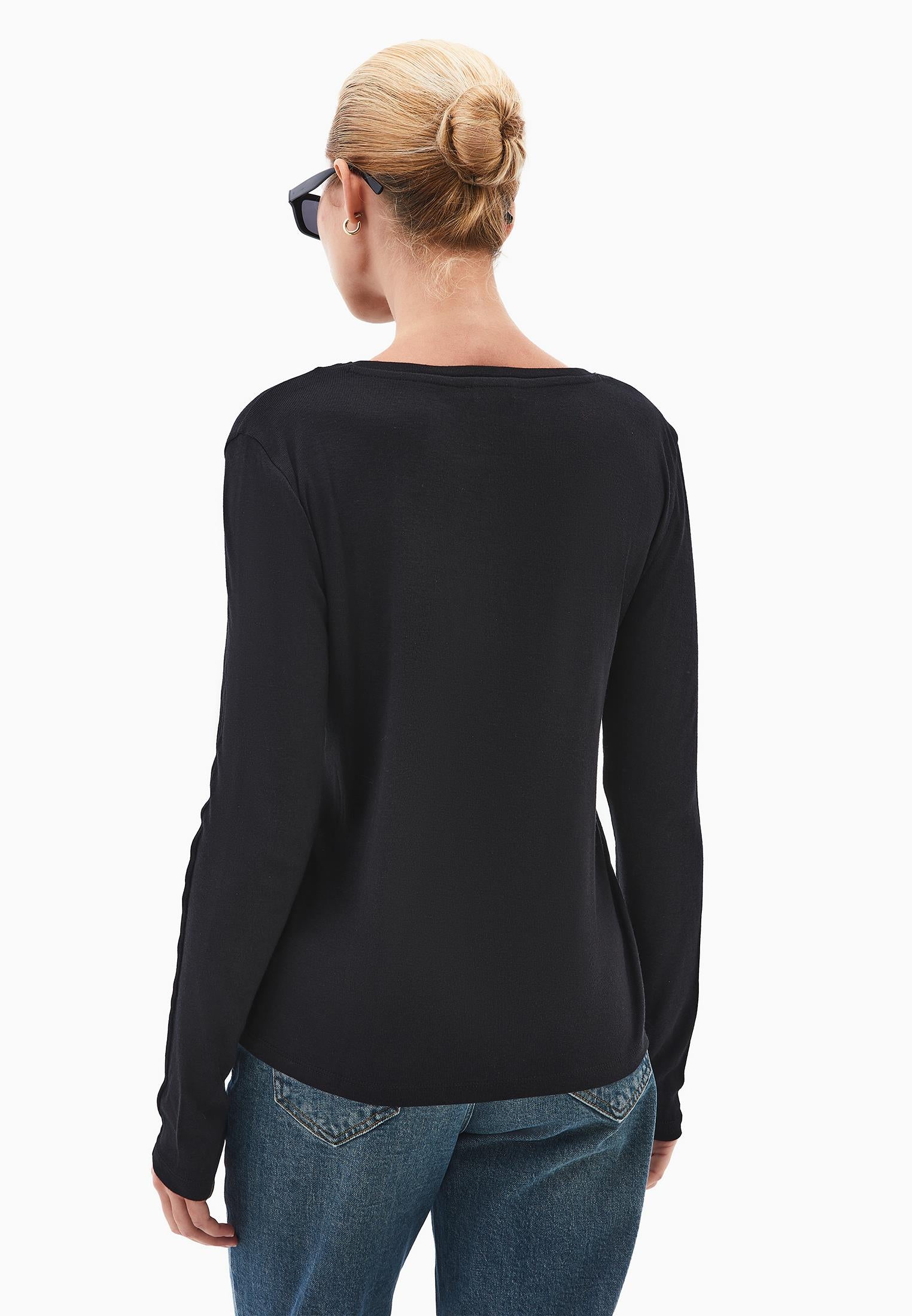 Slim Fit Crew Neck T-Shirt - BLACK