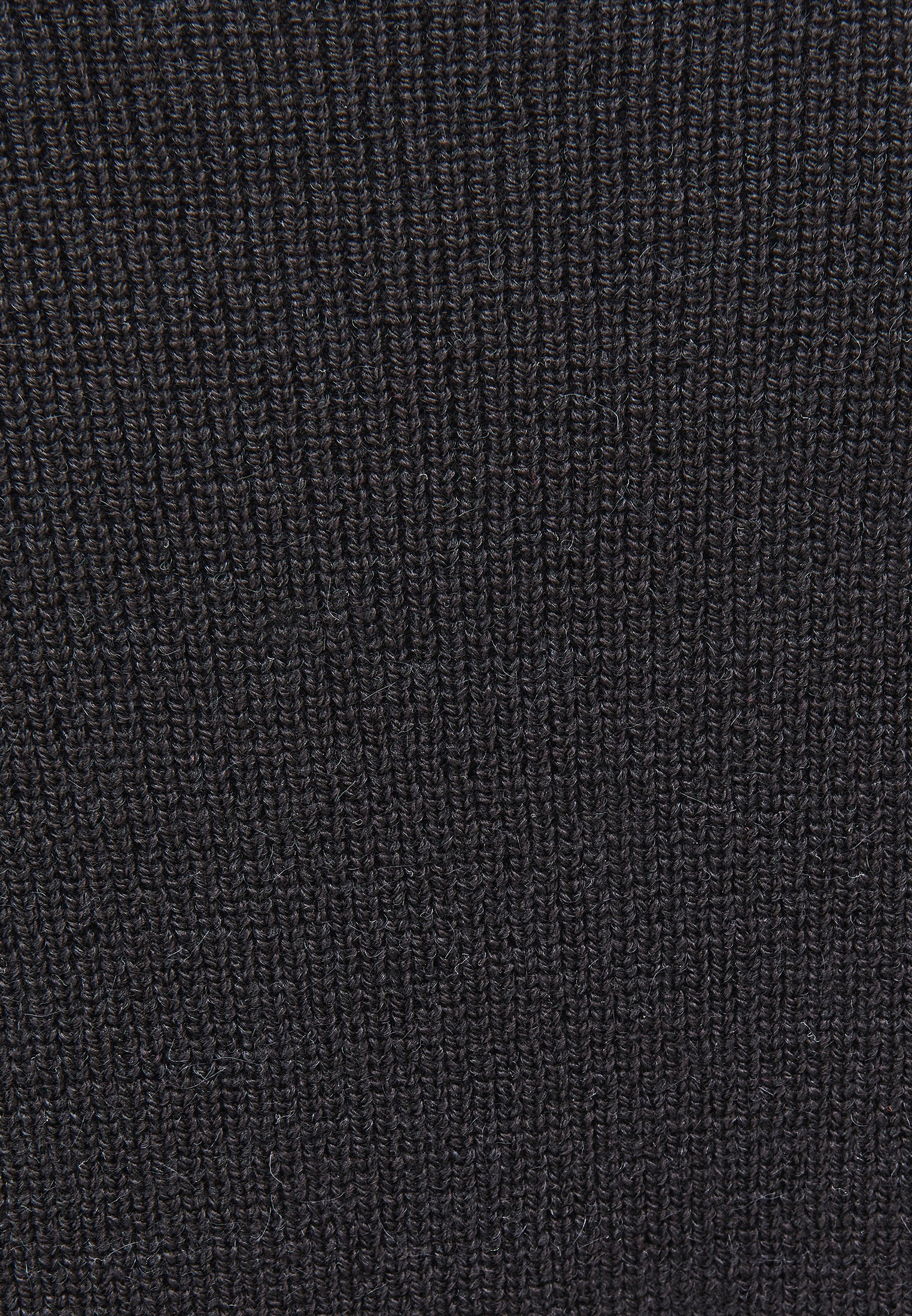 Boat Neck Long Sleeve Sweater - BLACK