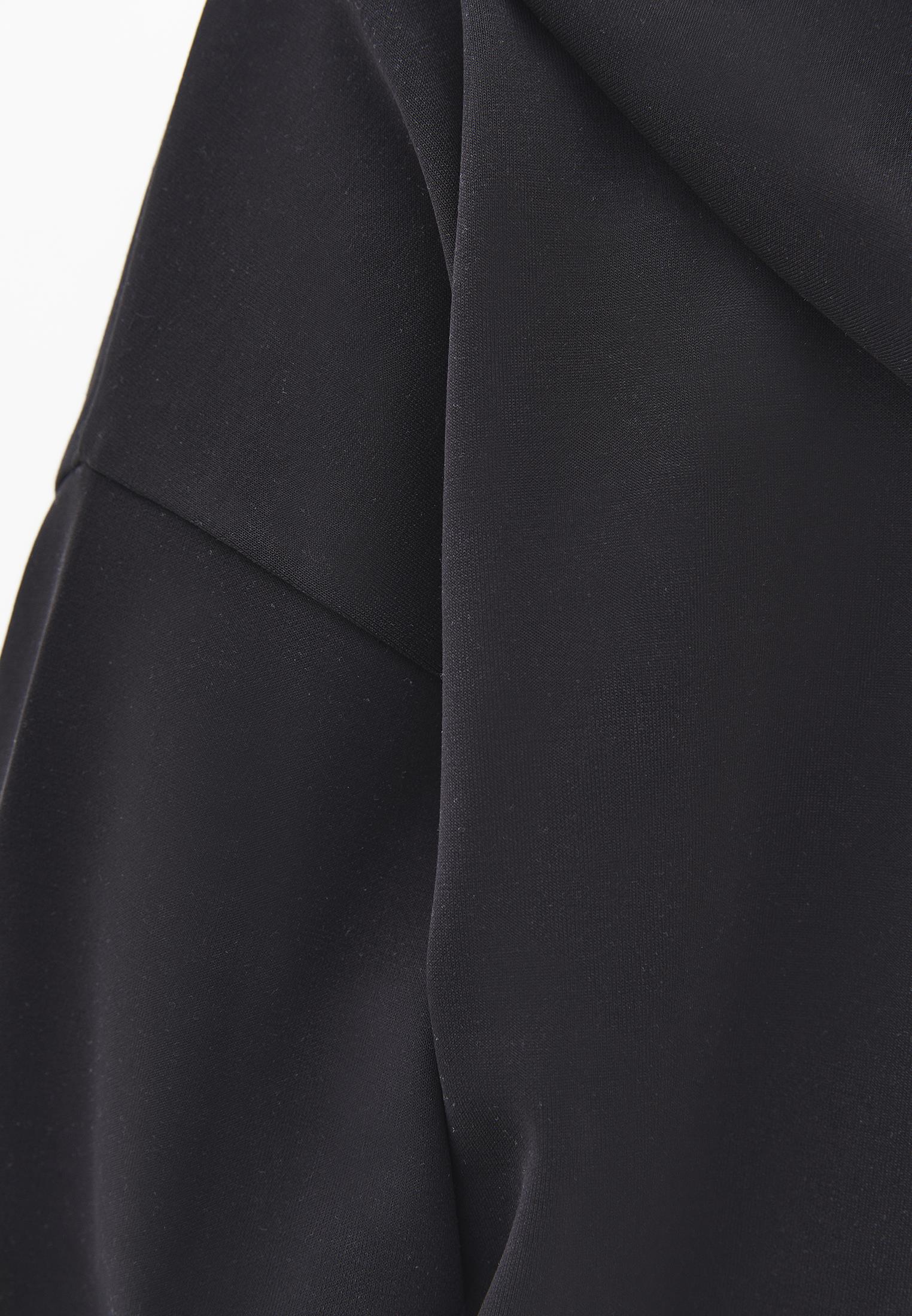 Long Sleeved Sweatshirt With Pocket Detail - BLACK