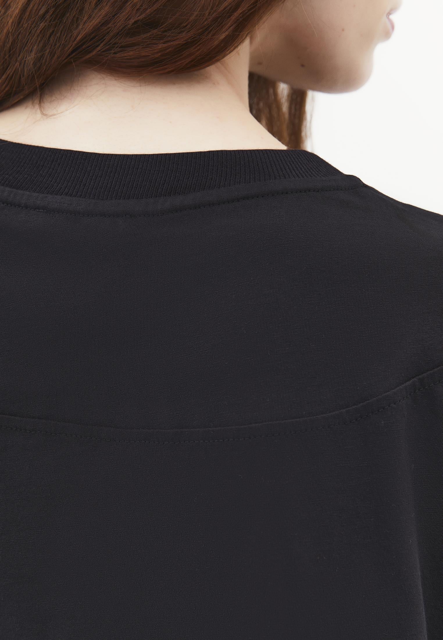 Oversize Short T-Shirt - BLACK