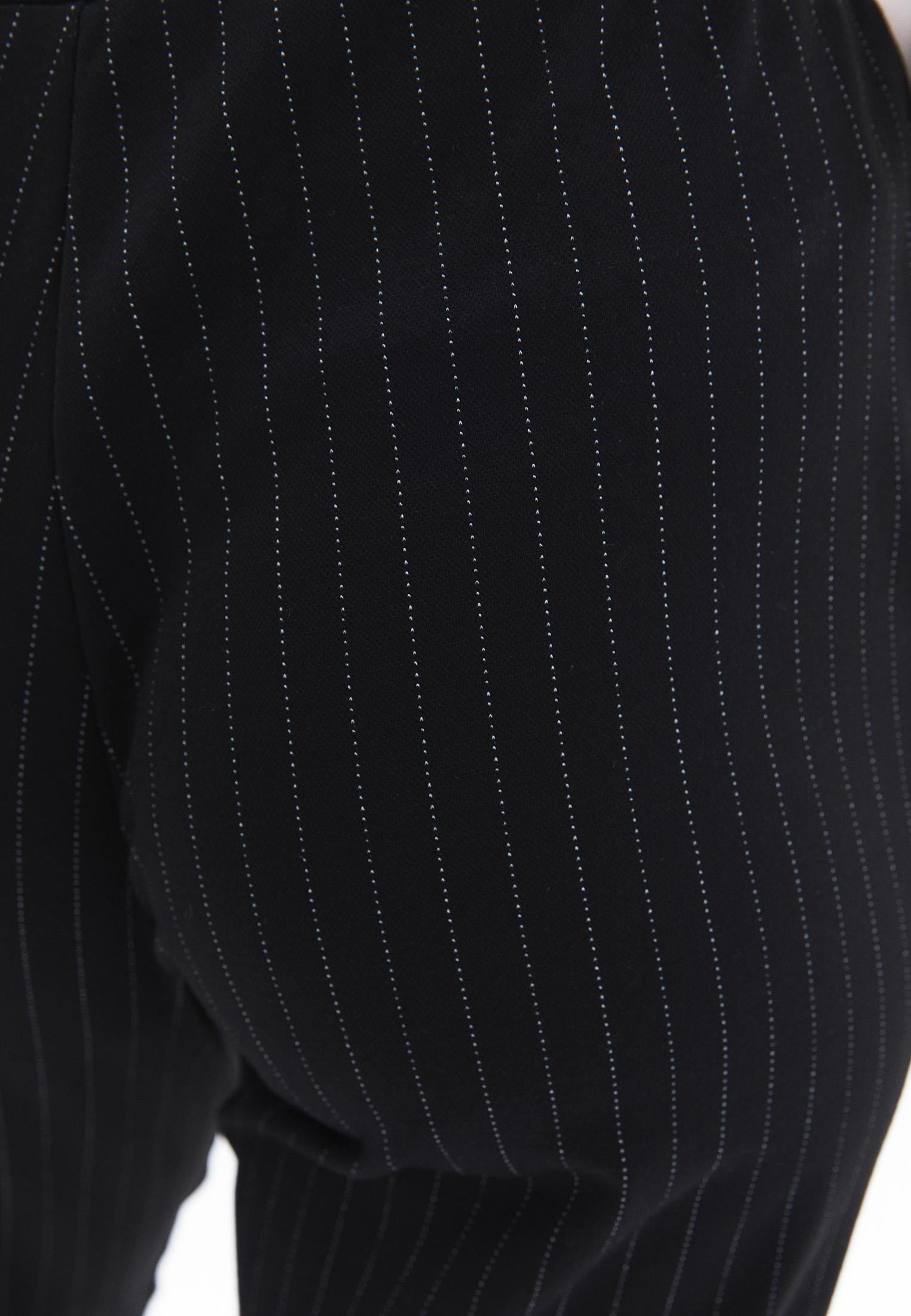 High Waist Carrot Pants - BLACK
