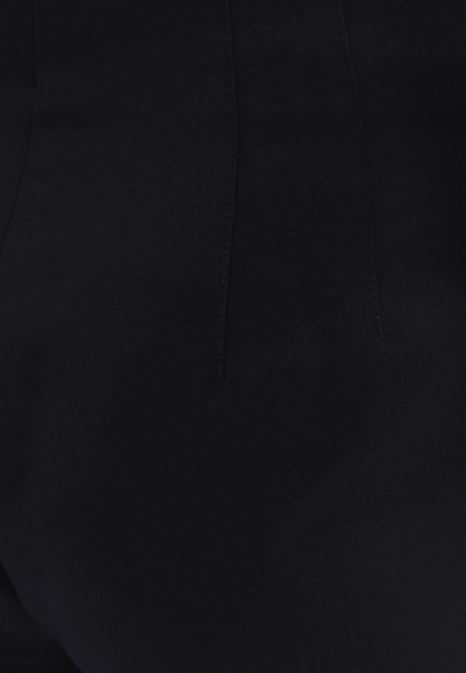 Ultra High Waist Carrot Pants - BLACK