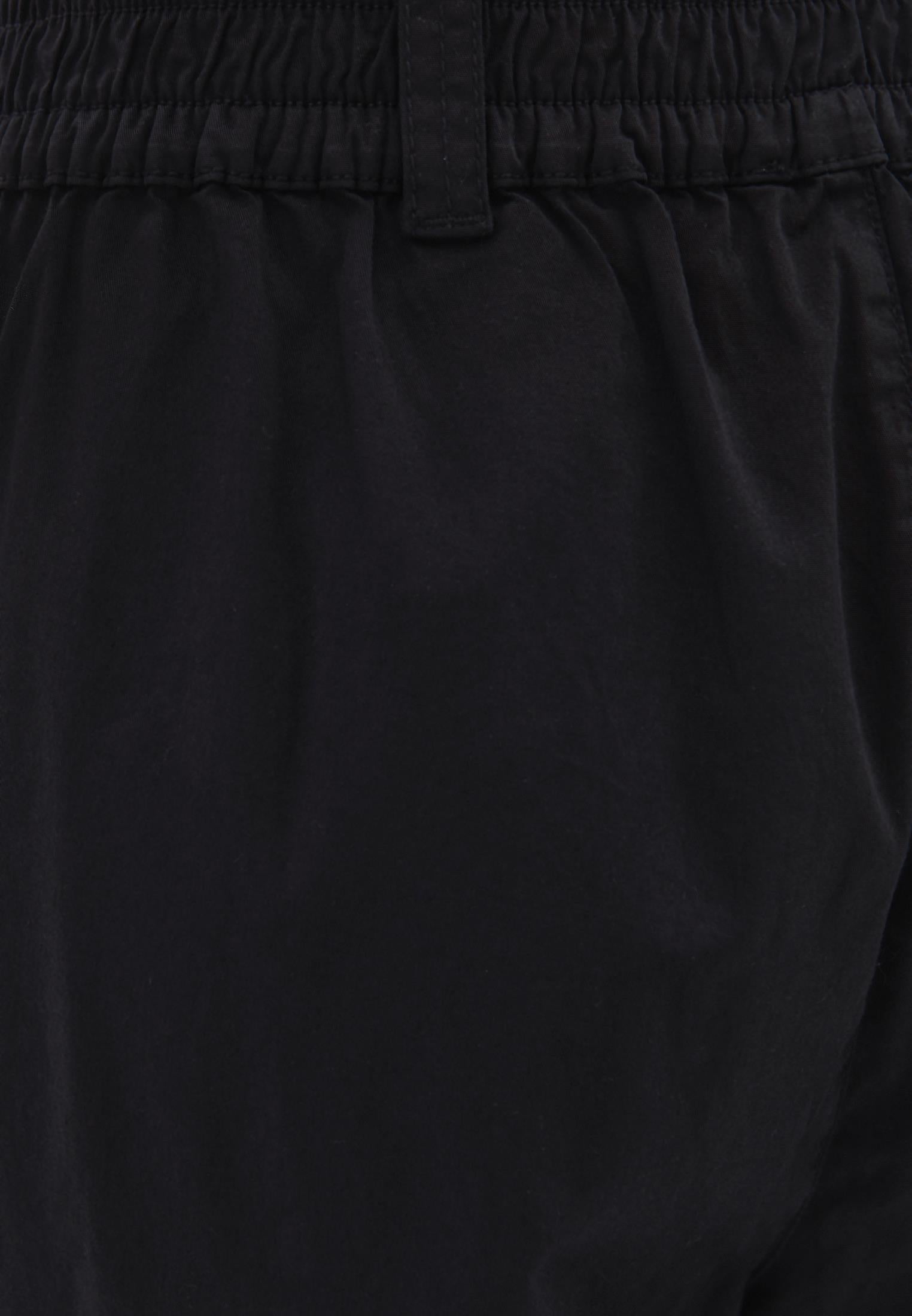 Jogger Pants With Belt Detail - BLACK