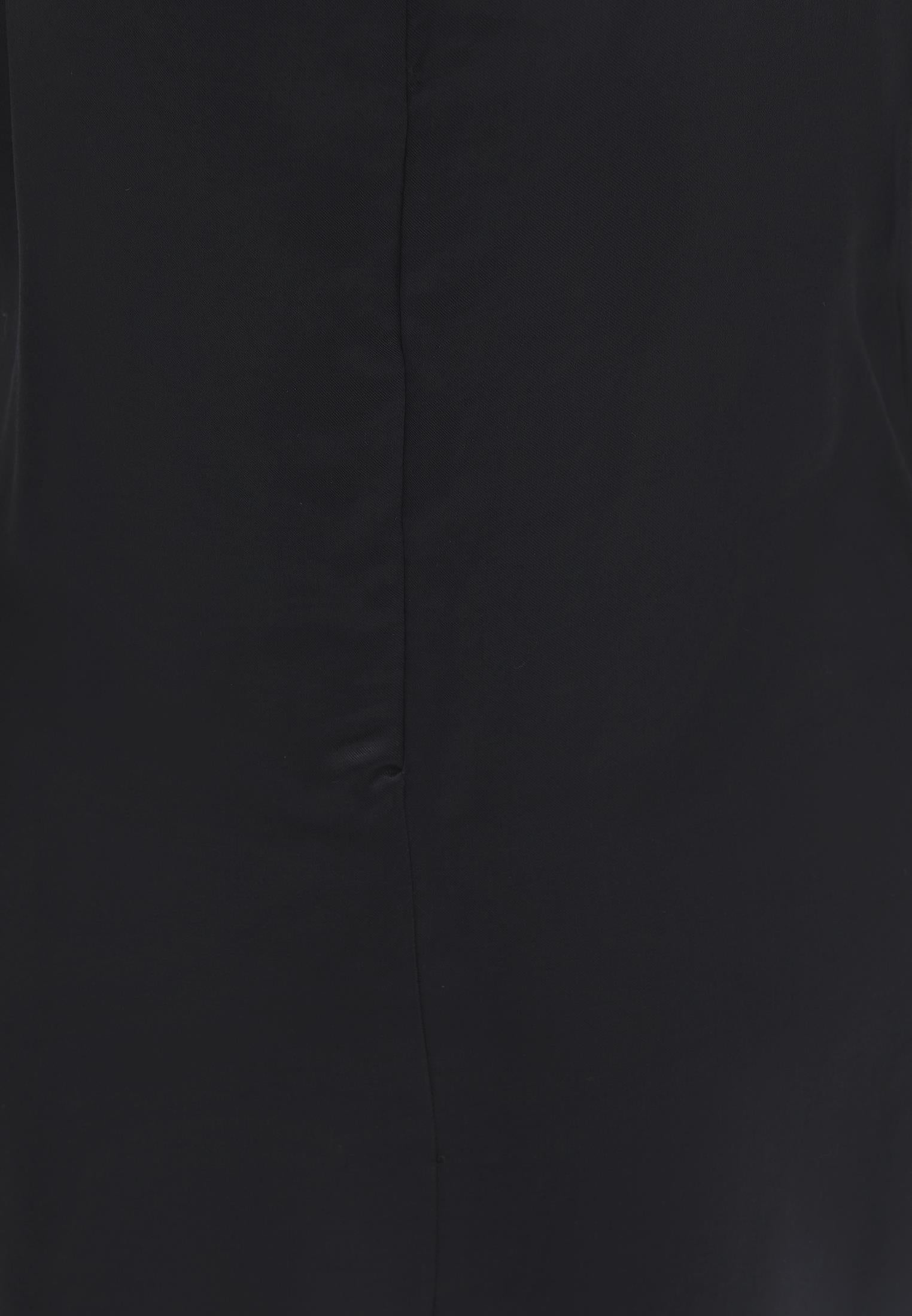 Short Satin Dress - BLACK