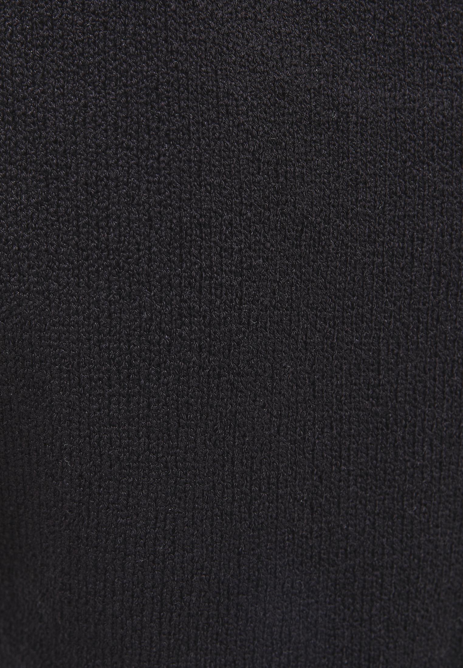 Asymmetric Tunic Knit Tank - BLACK