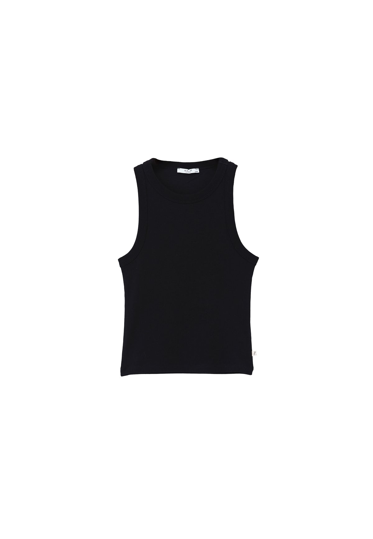 Halter Neck Tank Top - BLACK