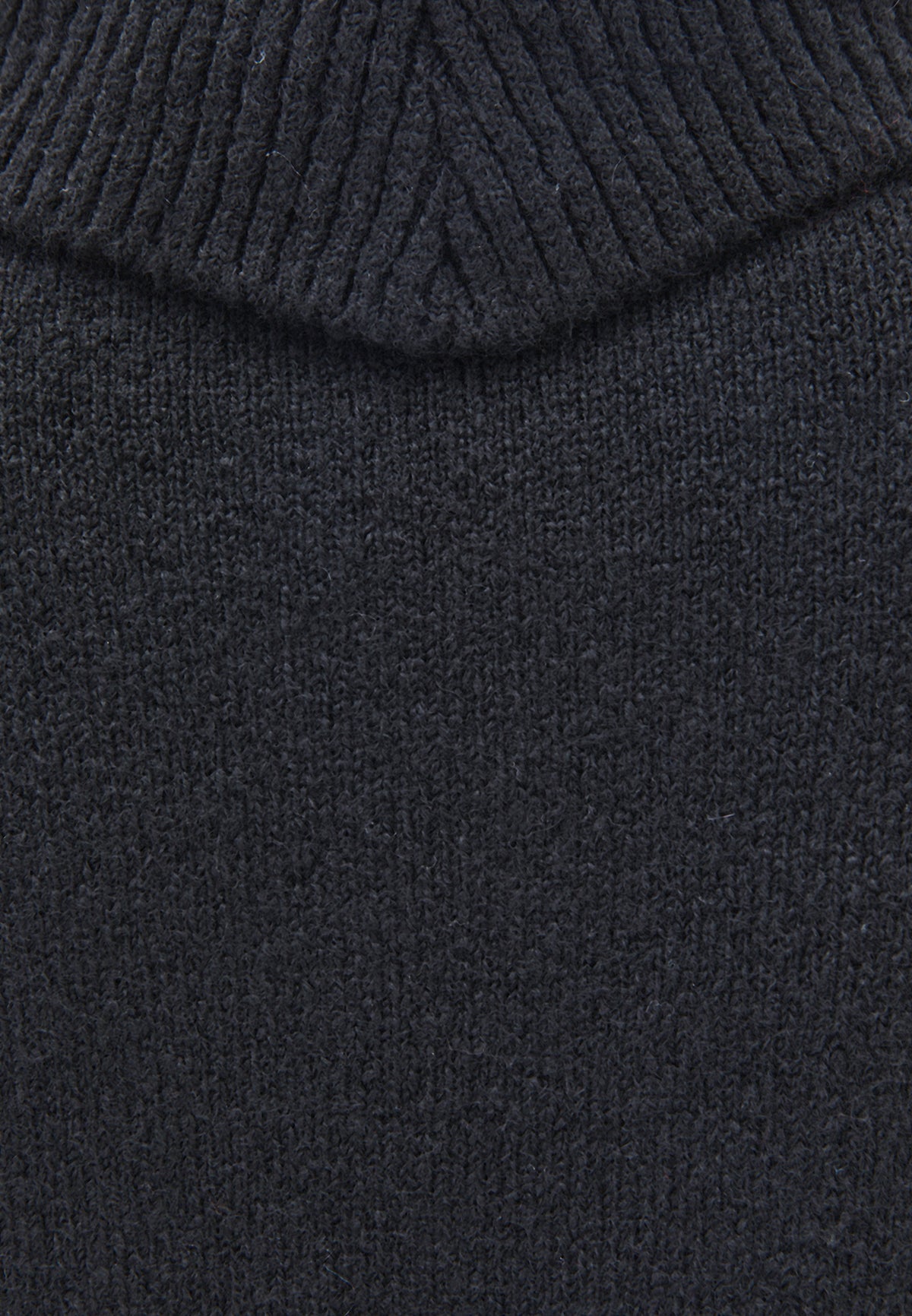 Soft Touch Turtleneck Roll Neck - BLACK