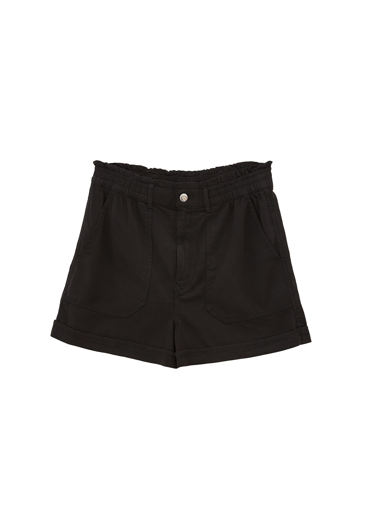 Shorts With Pockets - BLACK