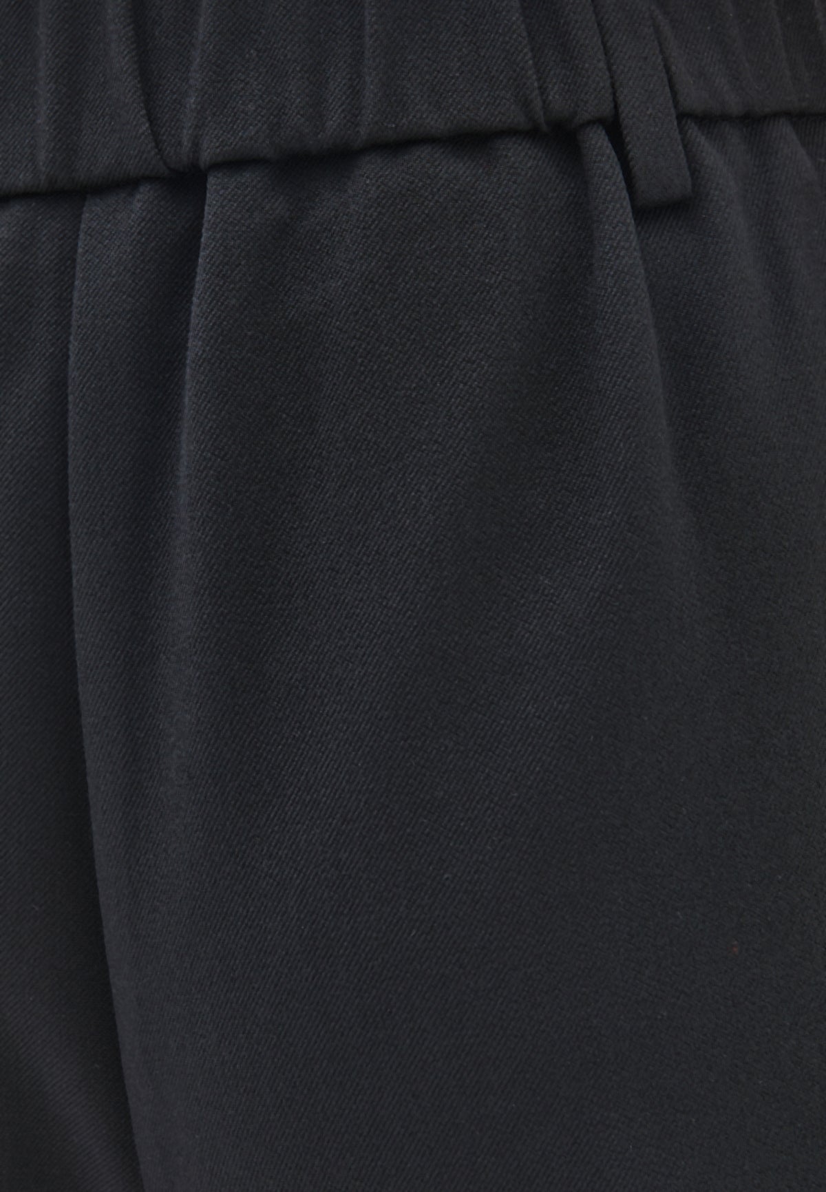 Balloon Form Long Carrot Pants - BLACK