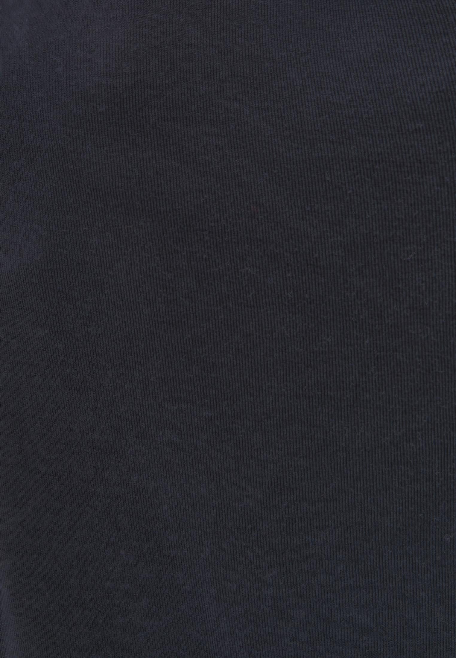Polo Collar Buttoned T-Shirt - BLACK