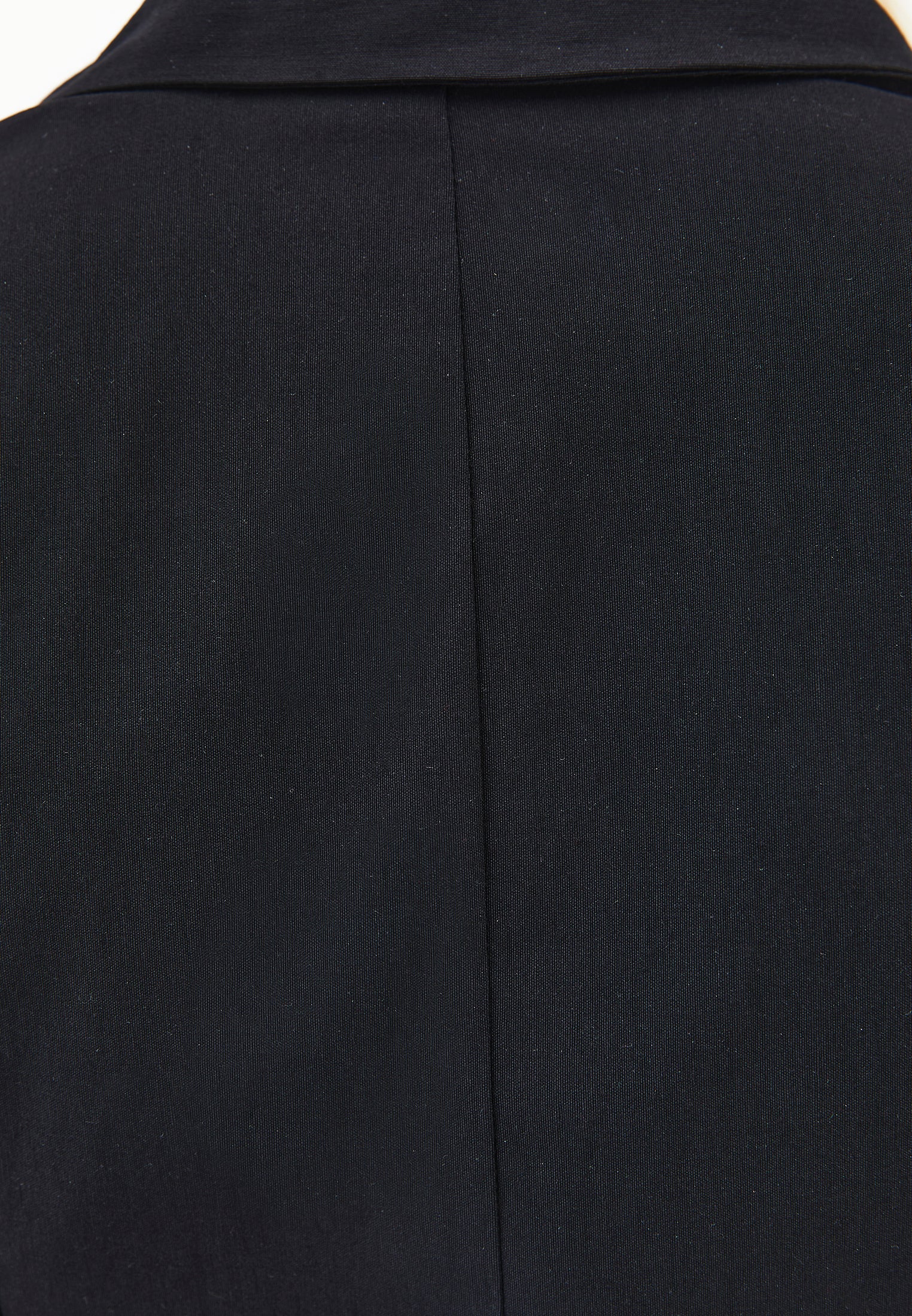 Short Dress With Shirt Collar And Zipper Detail - BLACK
