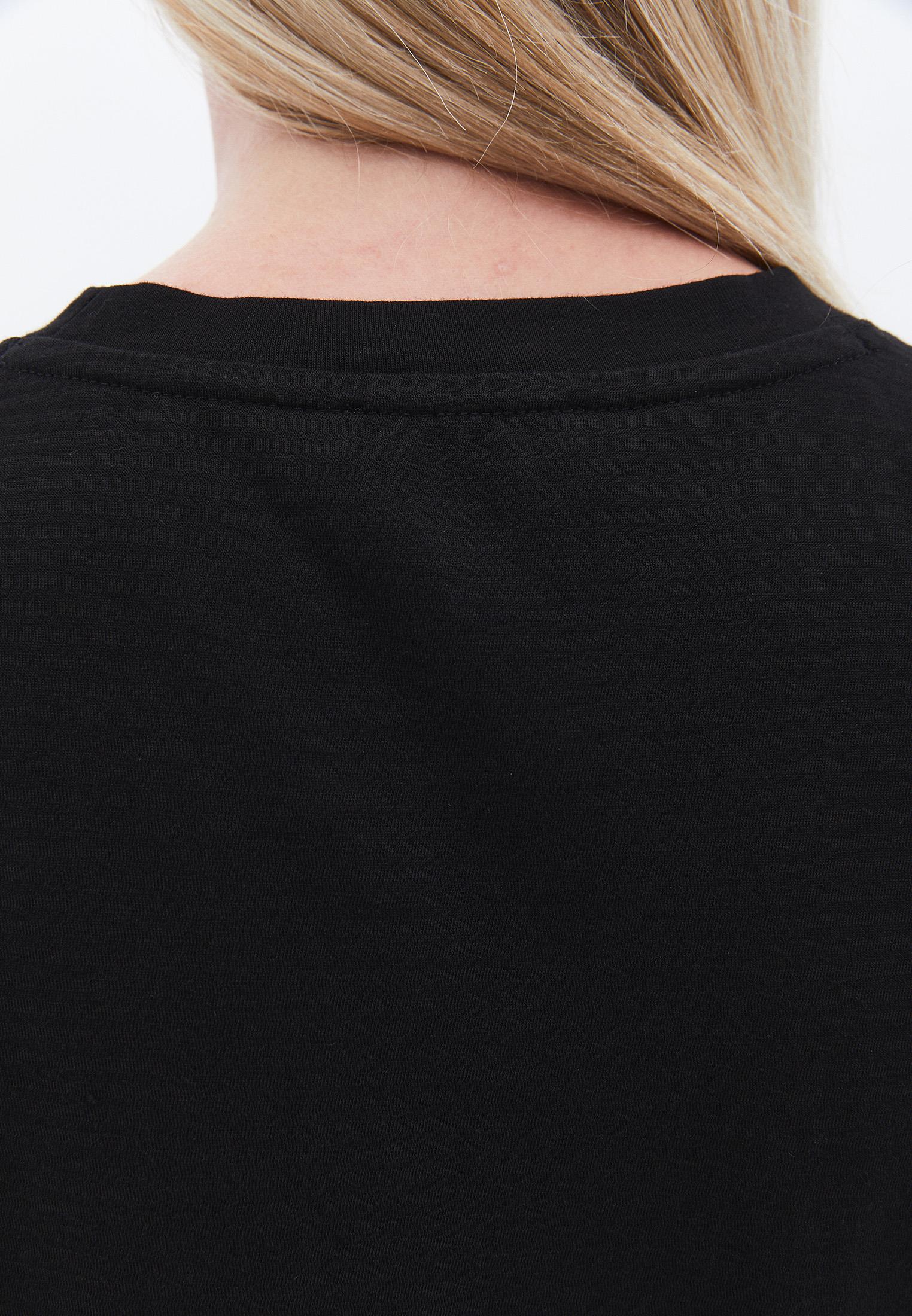 Cropped T-Shirt With Pocket Detail - BLACK