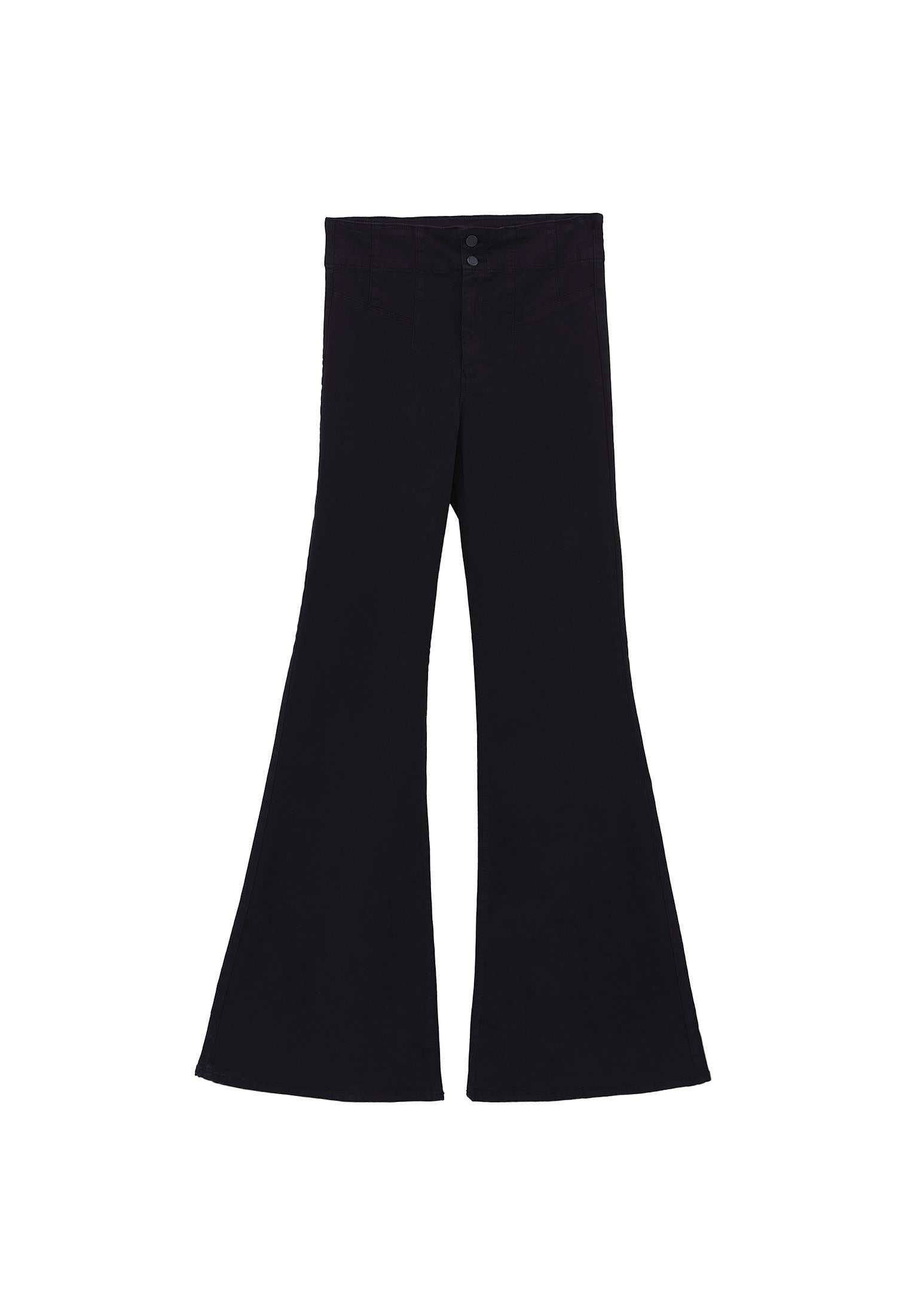 Spanish Leg Pants - BLACK
