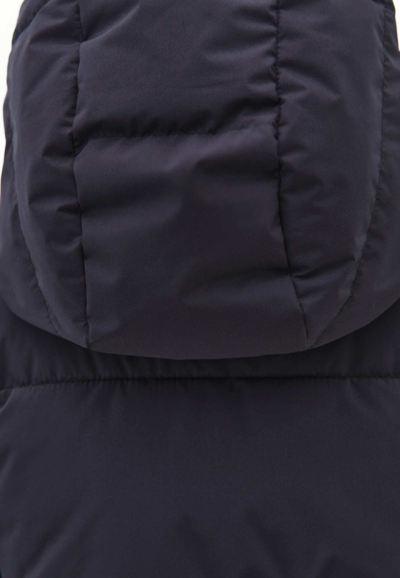 Hooded Loose Coat - BLACK