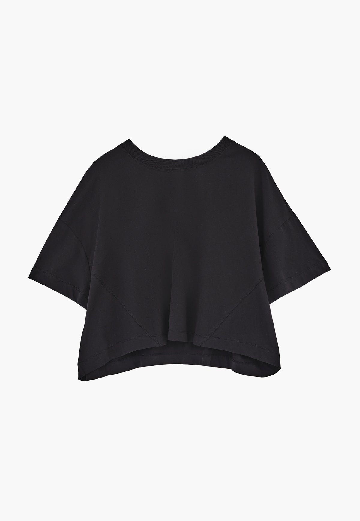 Oversize Short T-Shirt - BLACK