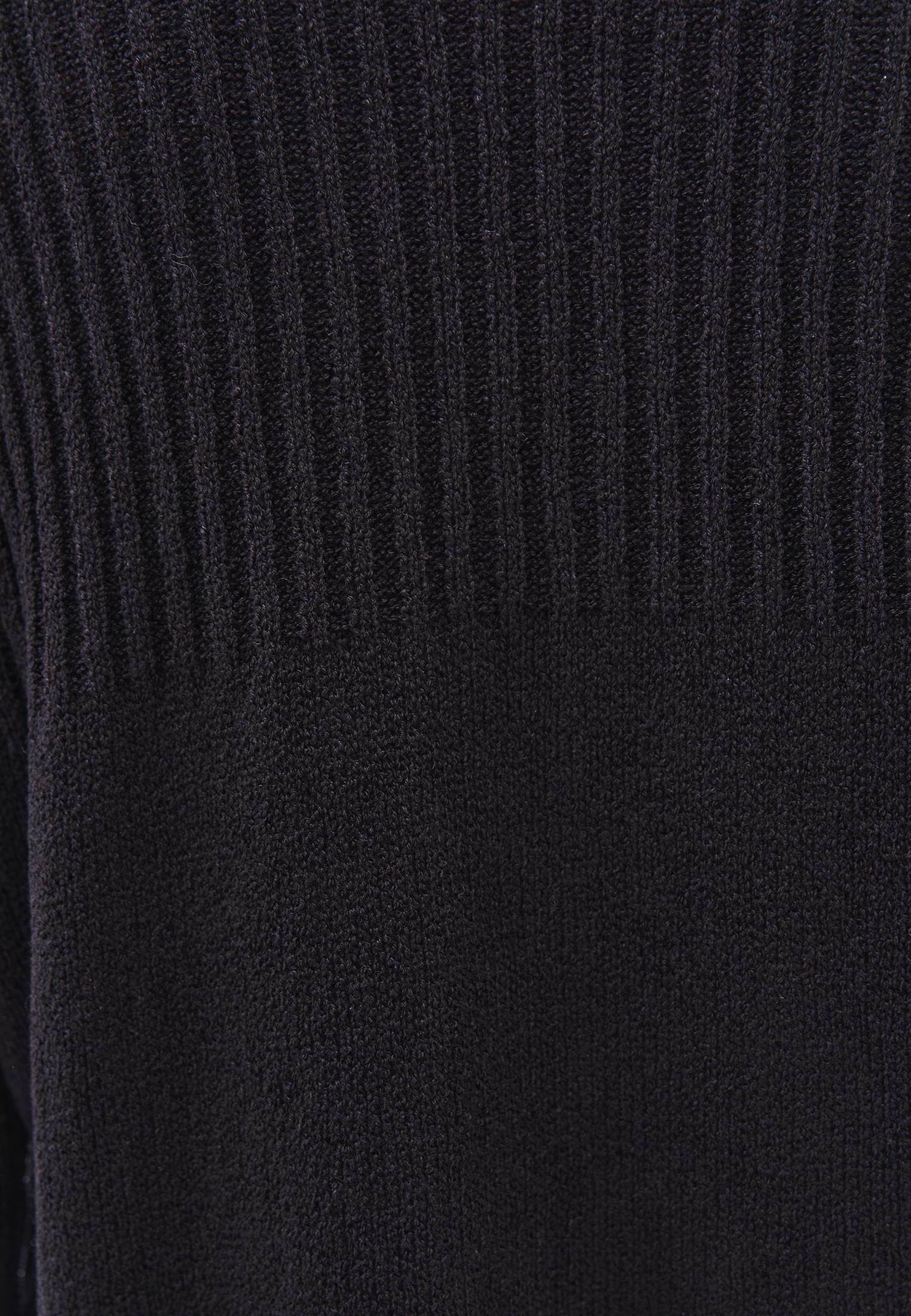 V Neck Standard Sweater - BLACK
