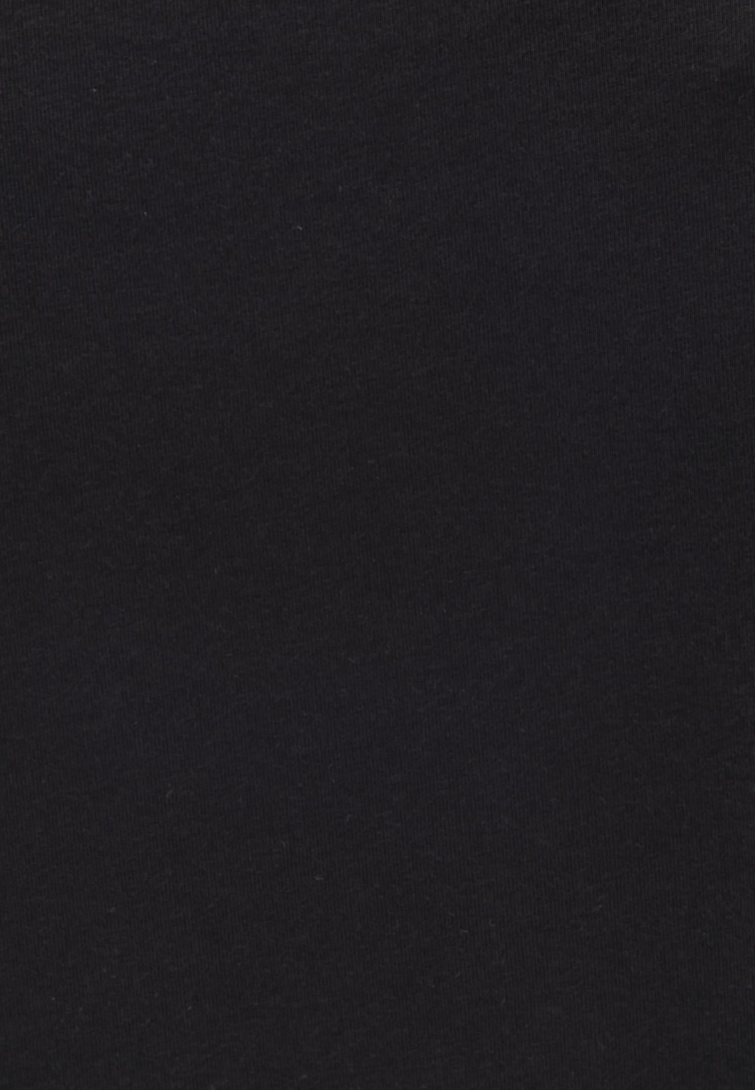 Boat Neck Short Sleeve T-Shirt - BLACK