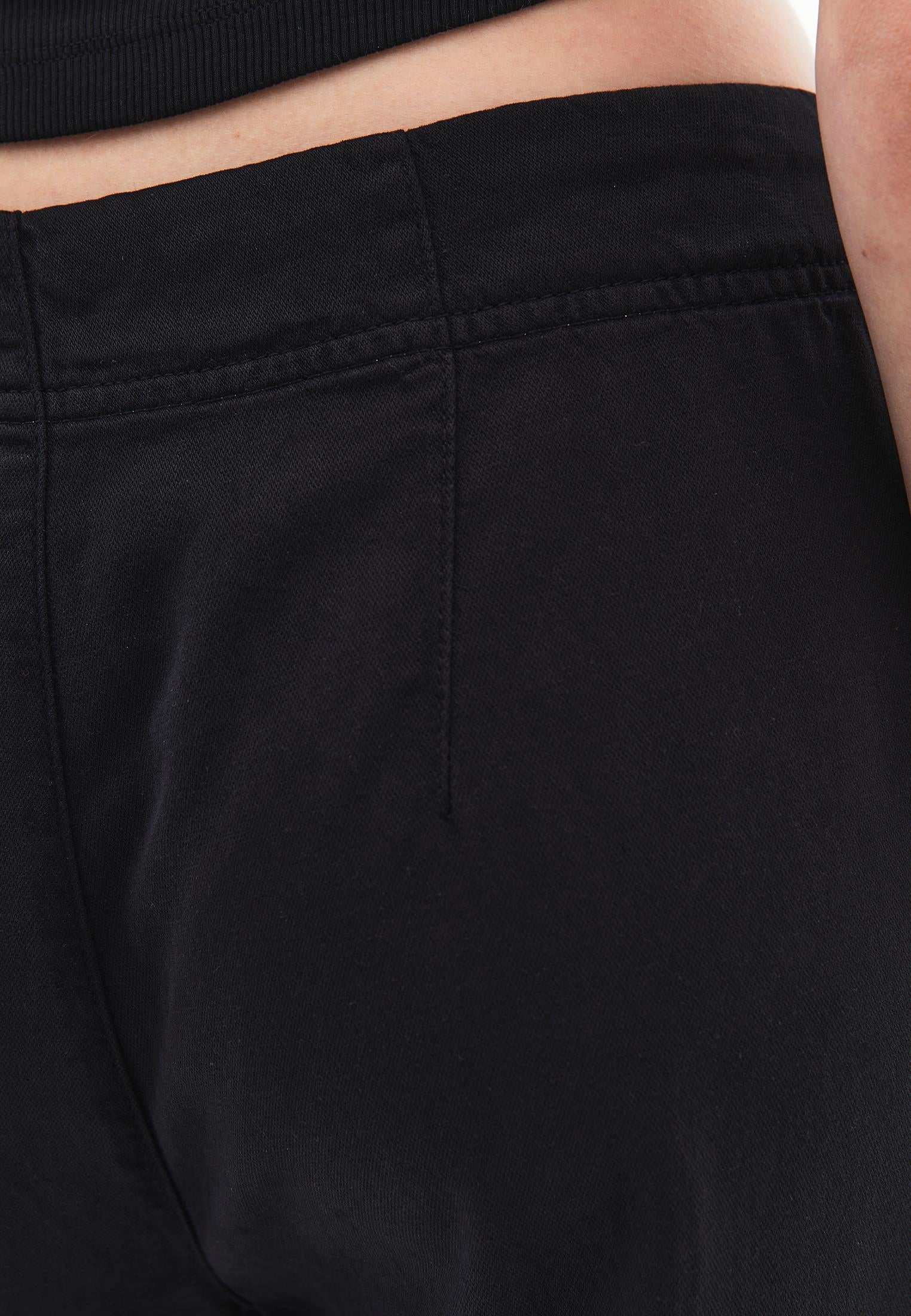 Wide Leg Trousers - BLACK