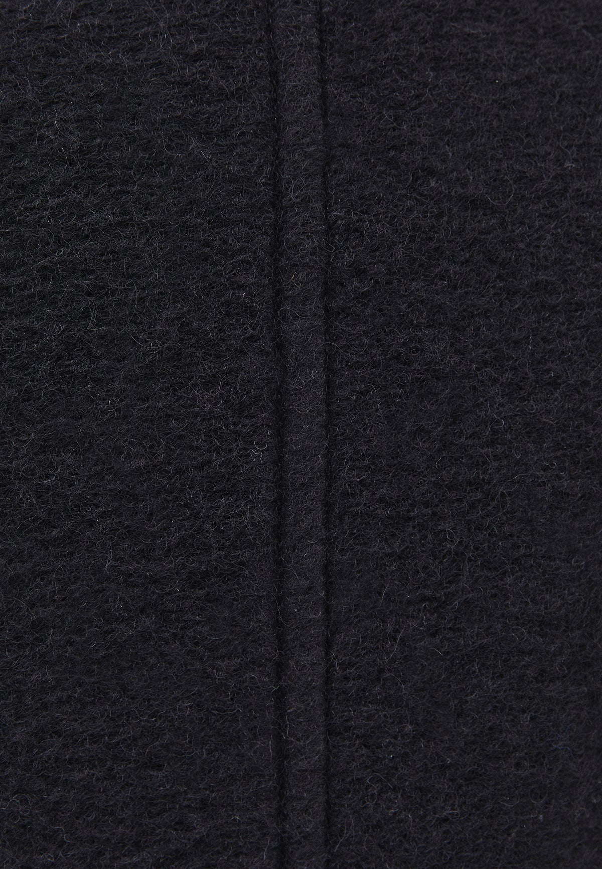 Wrap Long Coat - BLACK