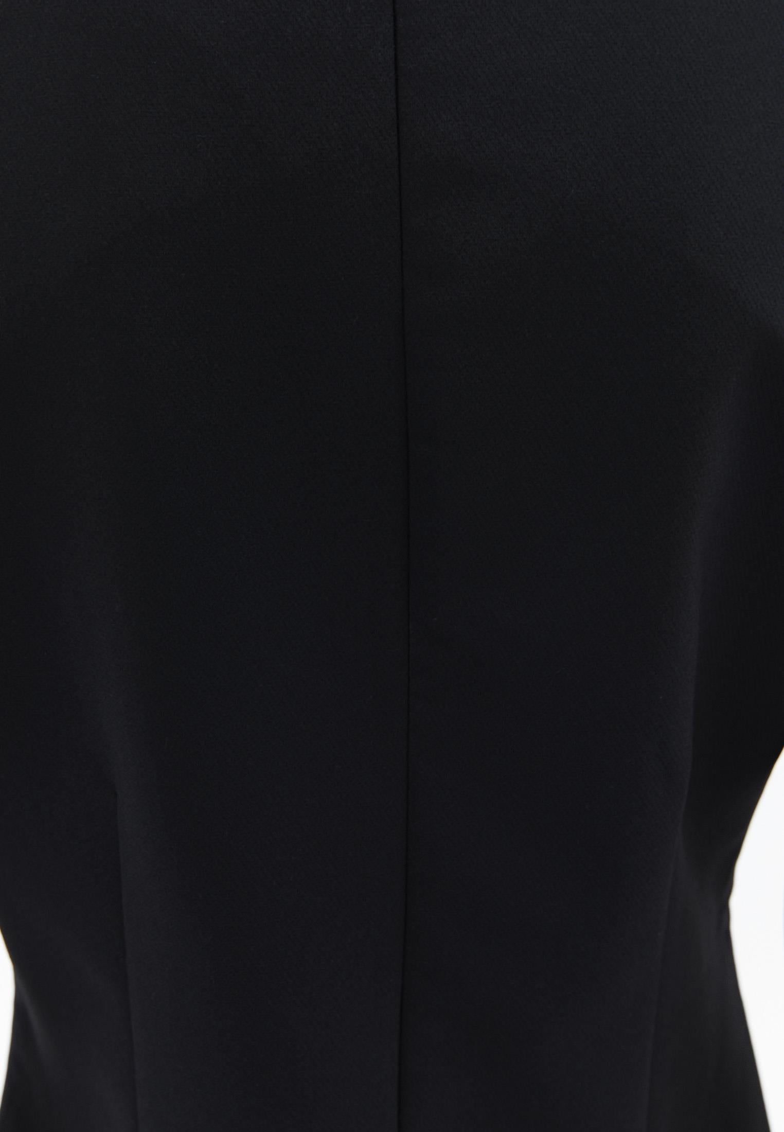 Short Boat Neck Sleeveless Dress - BLACK