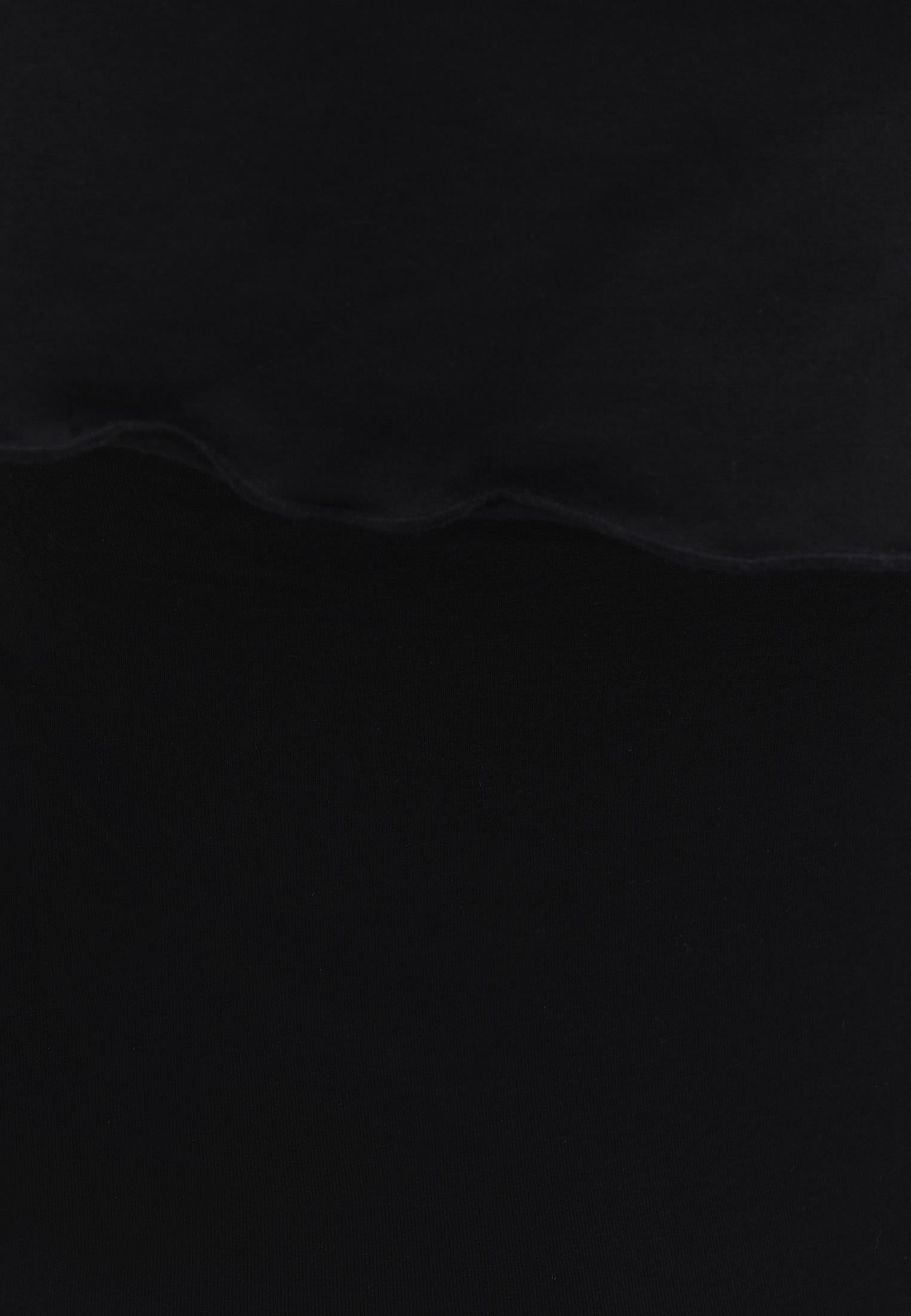 Off Shoulder Modal Blouse - BLACK
