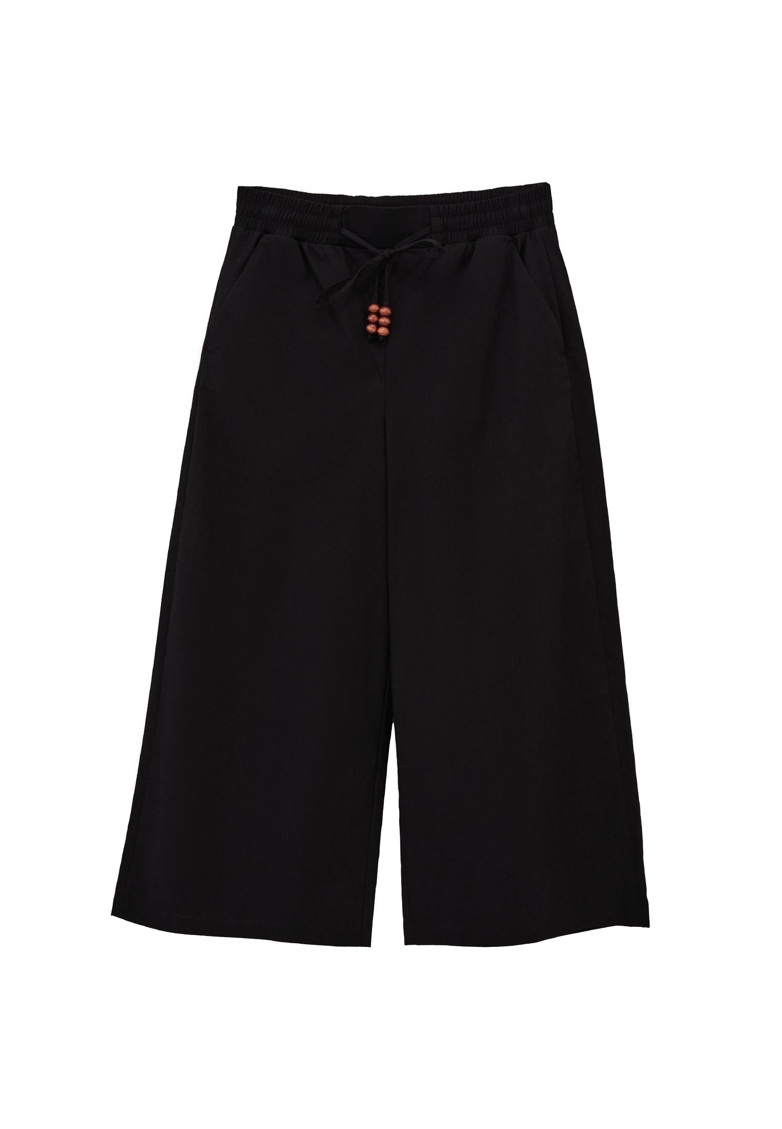 Ultra High Waist Pants - BLACK